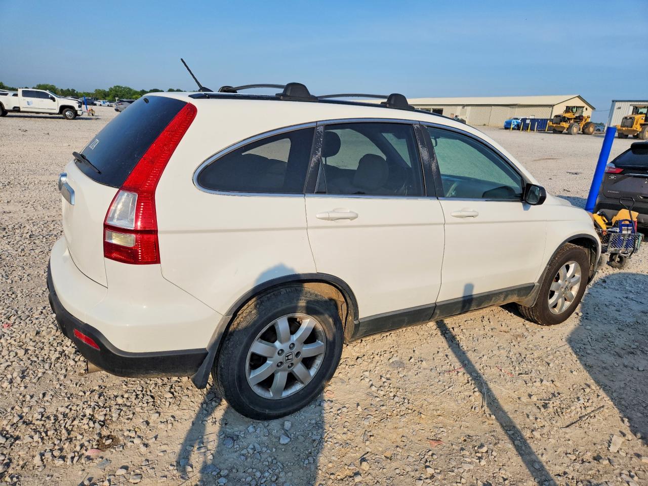 2008 Honda Cr-v Ex White vin: 3CZRE38558G706991