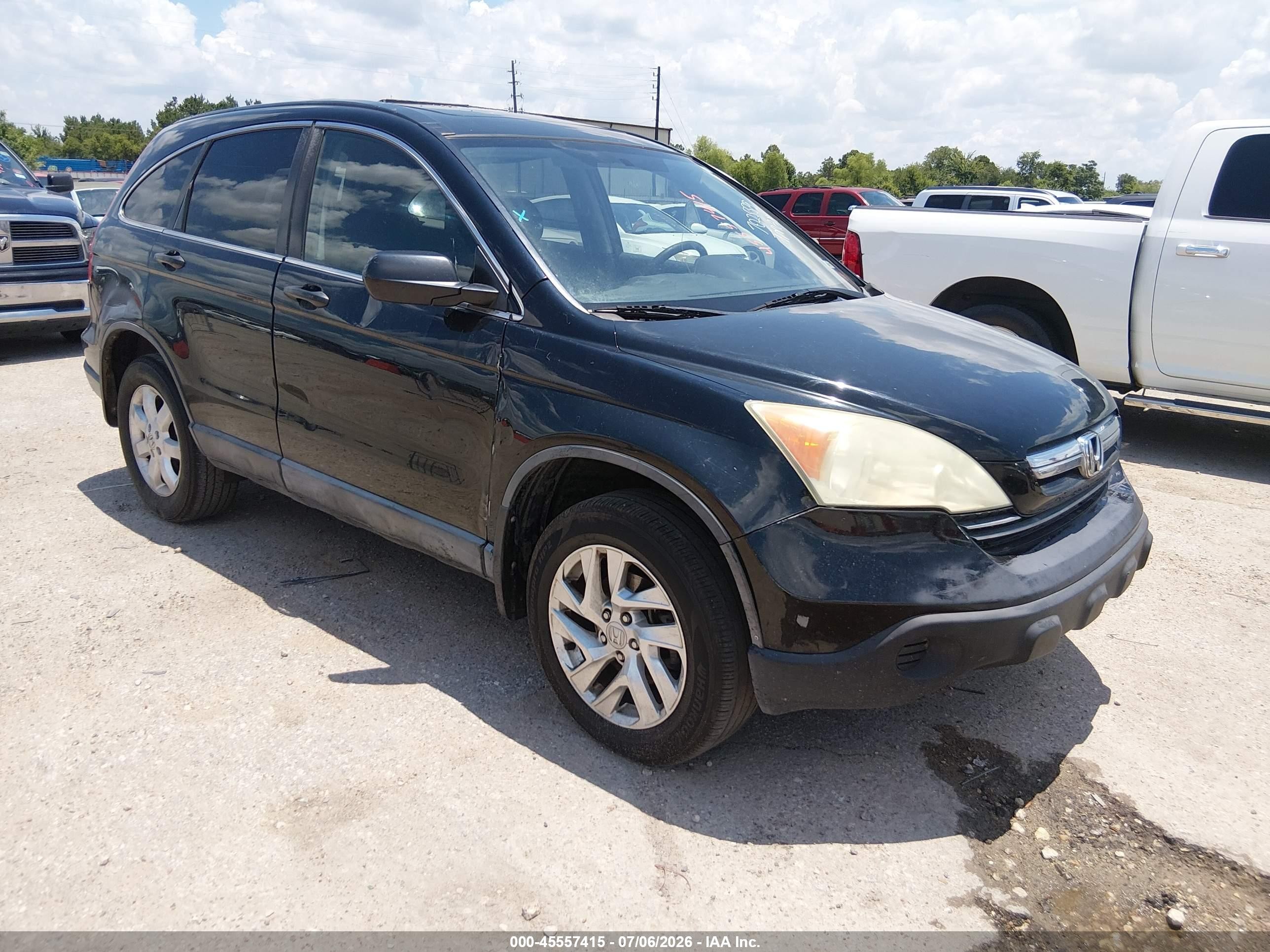 2008 Honda Cr-v Ex Black vin: 3CZRE38568G702559