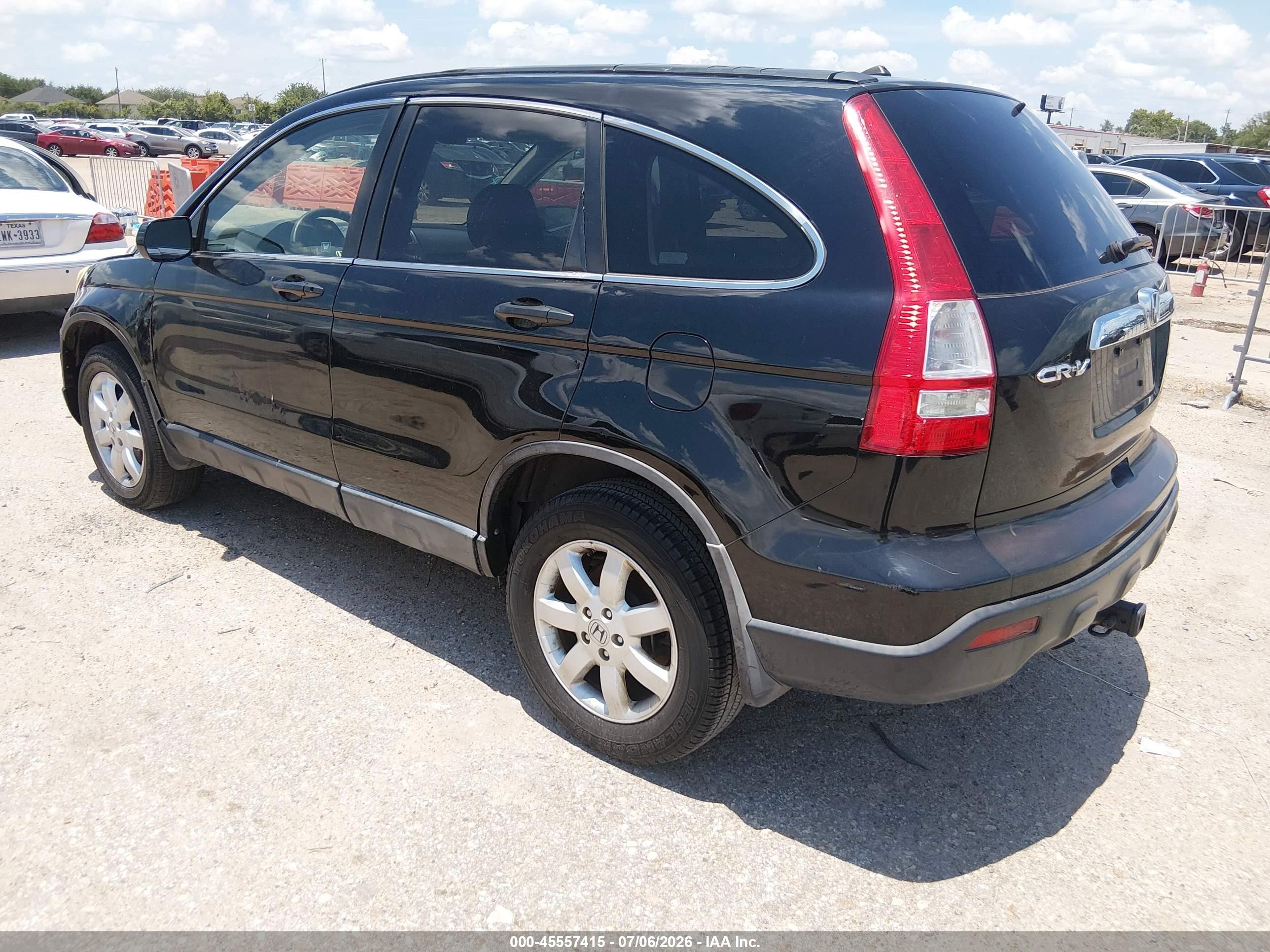 2008 Honda Cr-v Ex Black vin: 3CZRE38568G702559