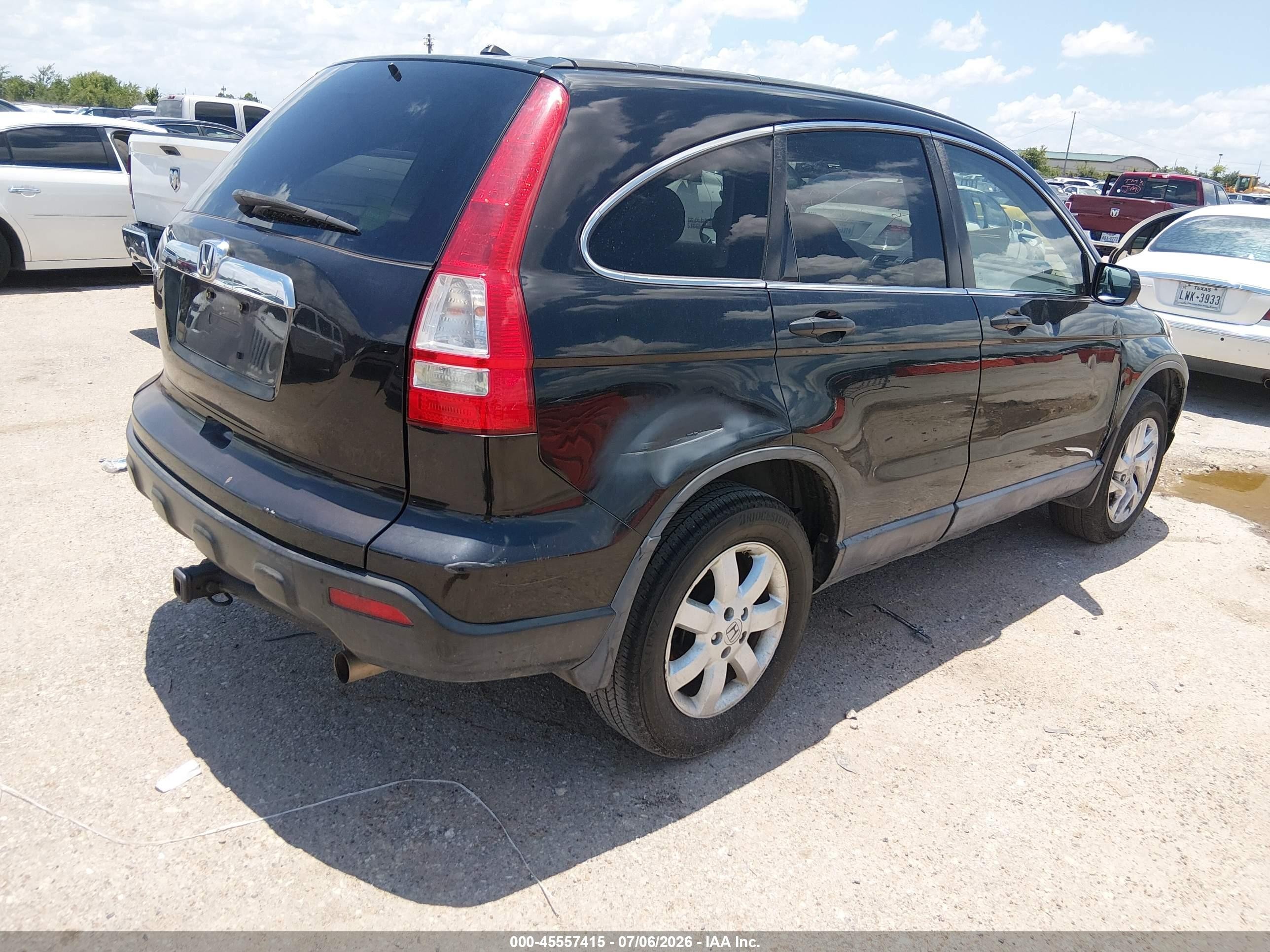 2008 Honda Cr-v Ex Black vin: 3CZRE38568G702559
