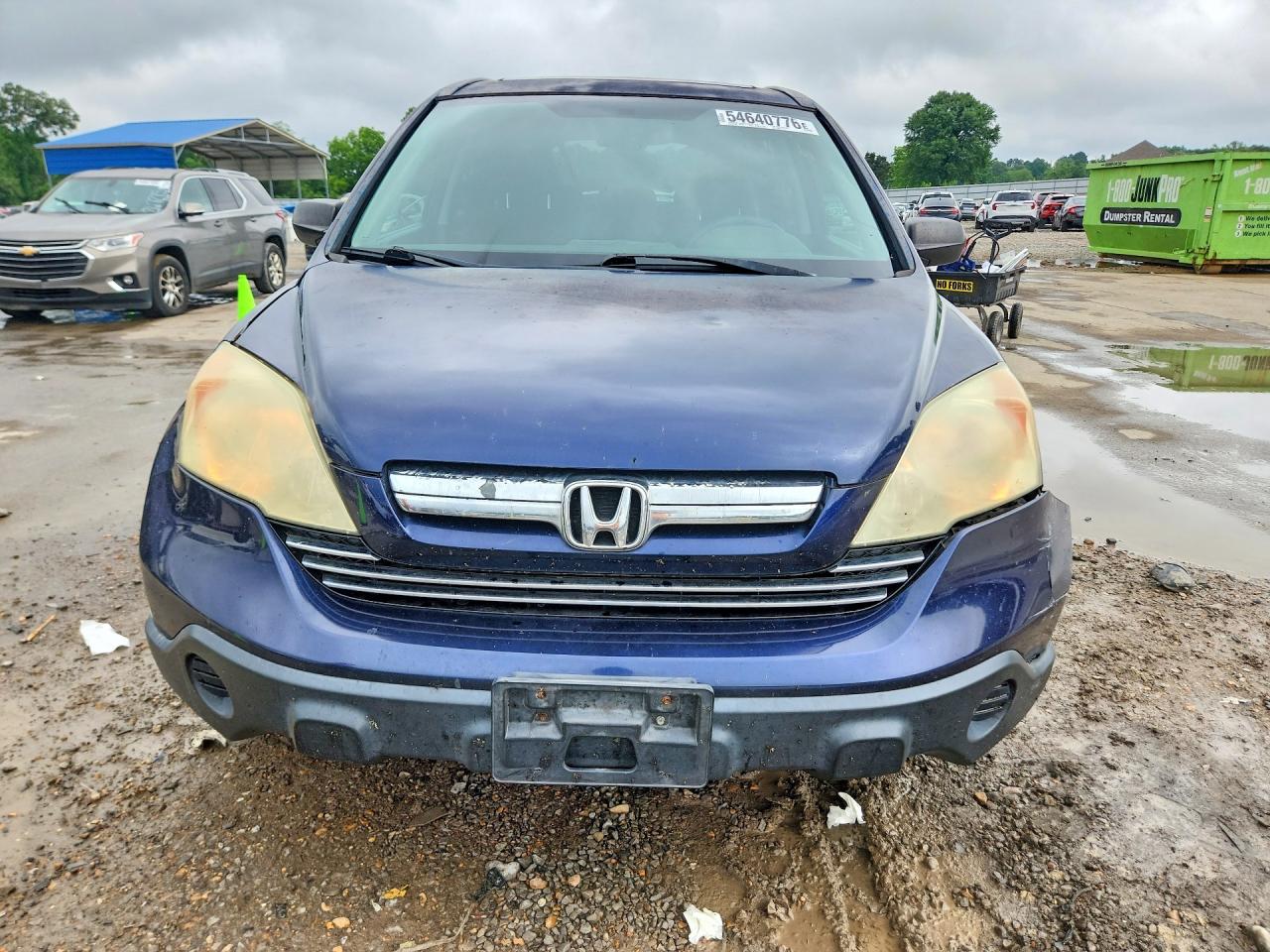 2008 Honda Cr-v Ex Blue vin: 3CZRE38578G702652
