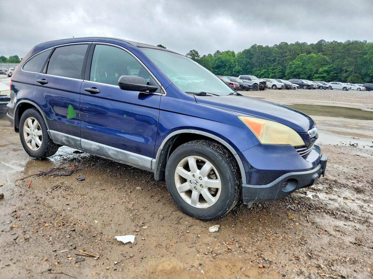 2008 Honda Cr-v Ex Blue vin: 3CZRE38578G702652