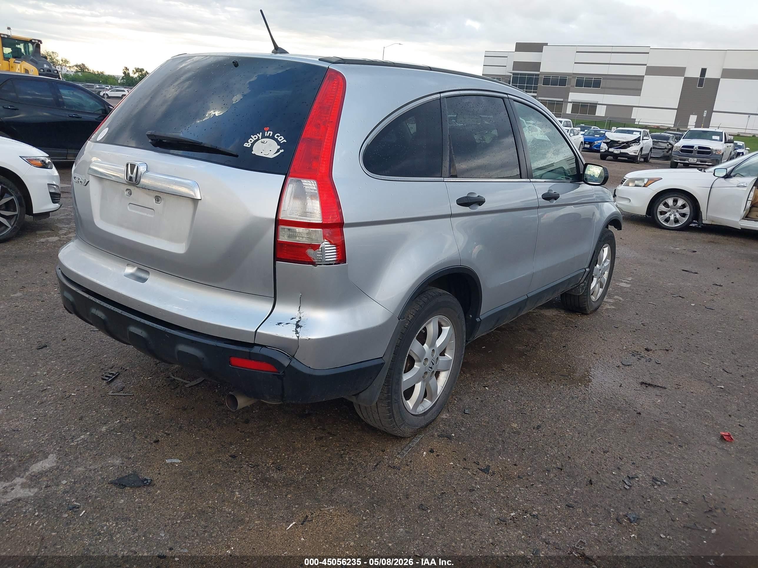 2009 Honda Cr-v Ex Silver vin: 3CZRE38579G700725