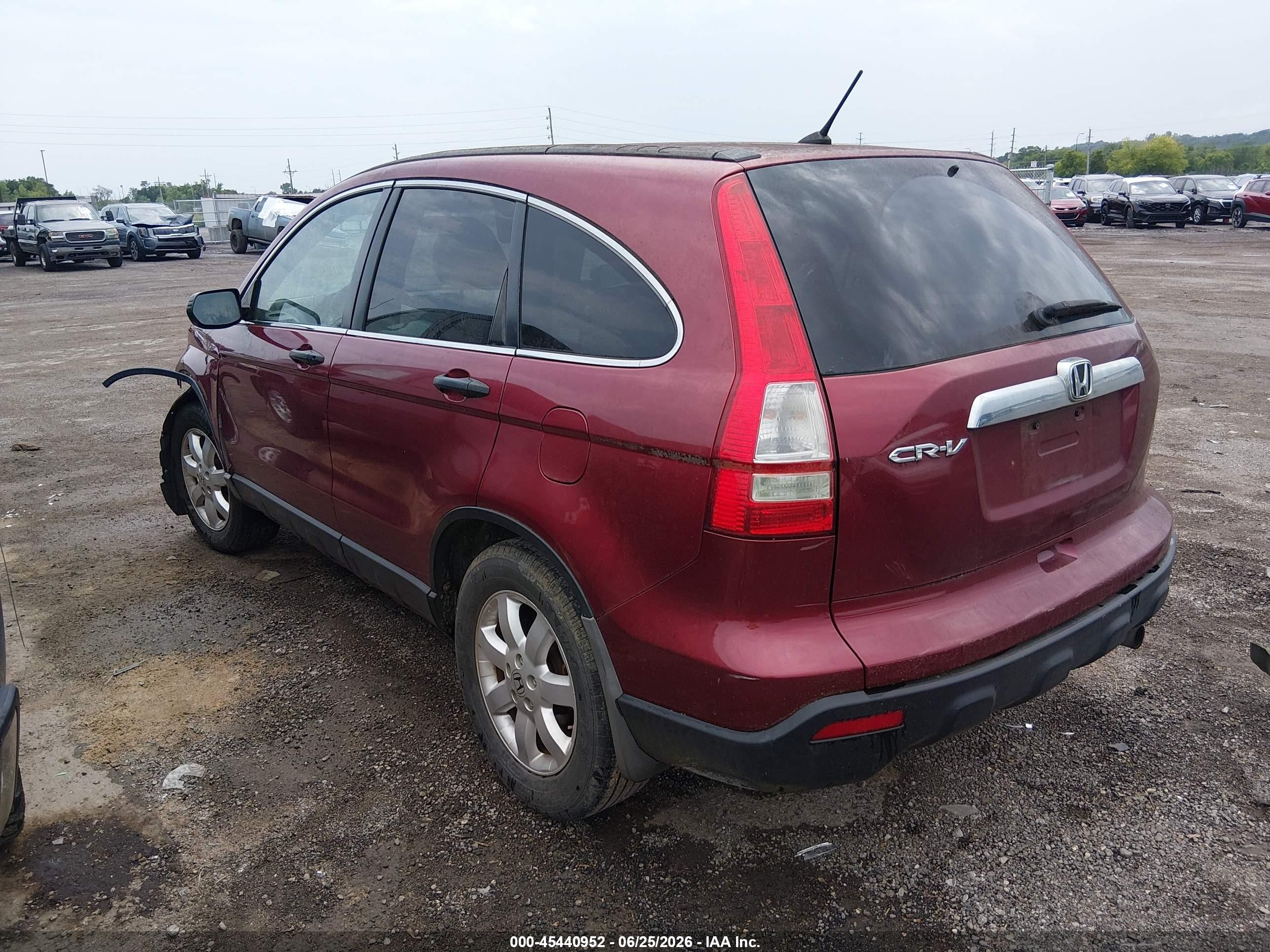 2009 Honda Cr-v Ex Red vin: 3CZRE38589G703925