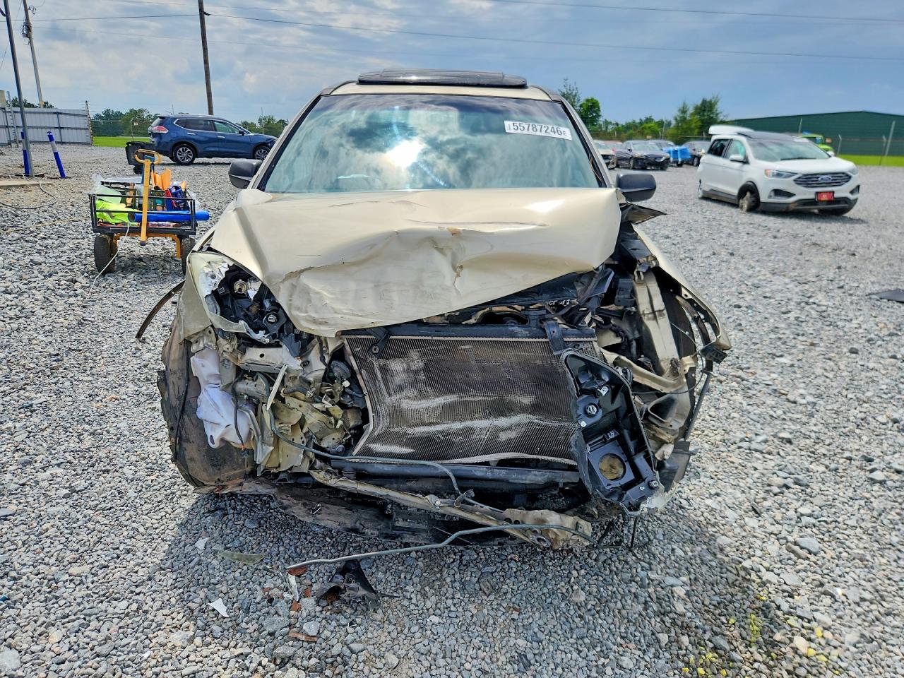 2008 Honda Cr-v Ex Tan vin: 3CZRE38598G703964