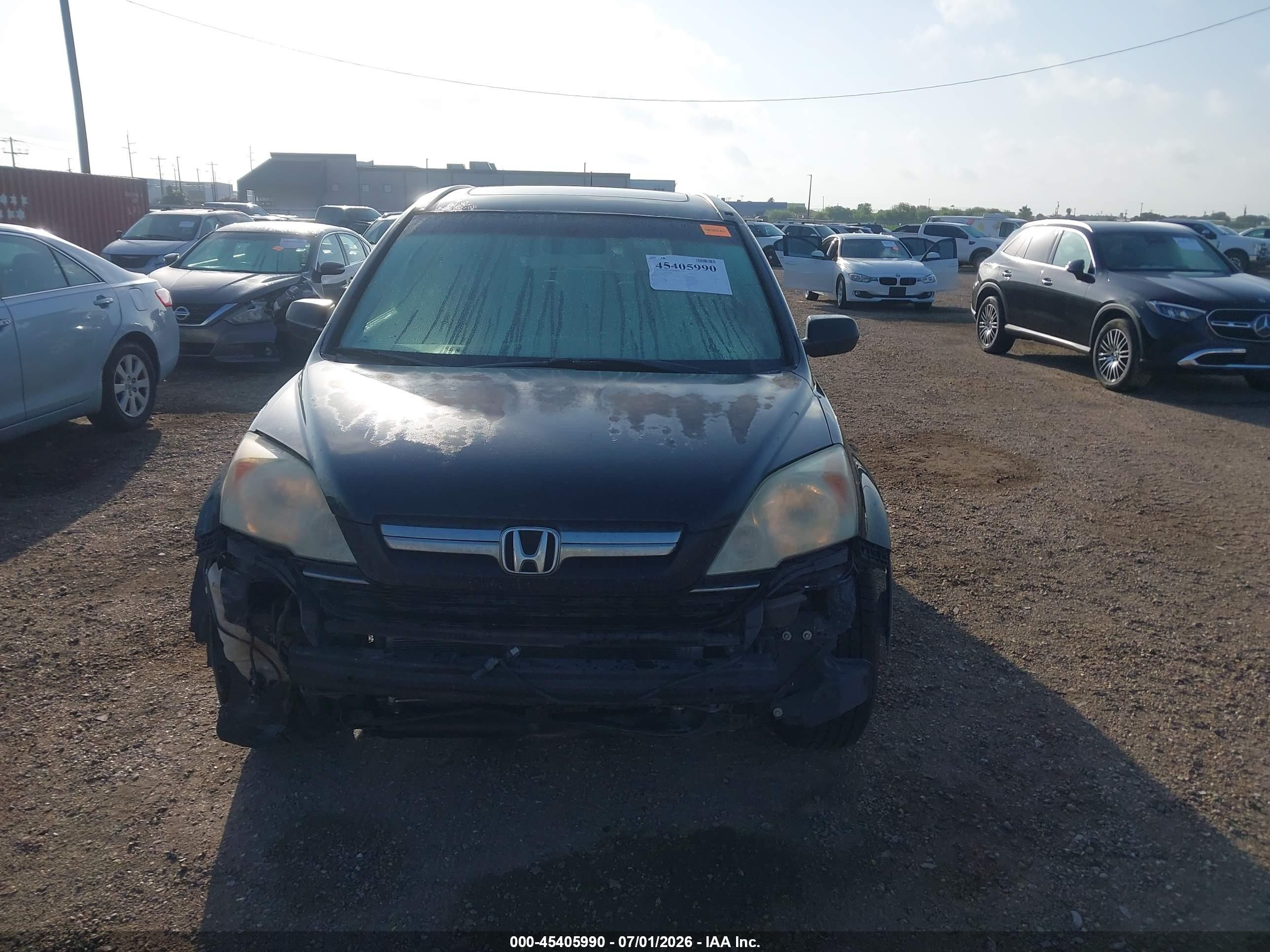 2008 Honda Cr-v Ex Black vin: 3CZRE38598G705634
