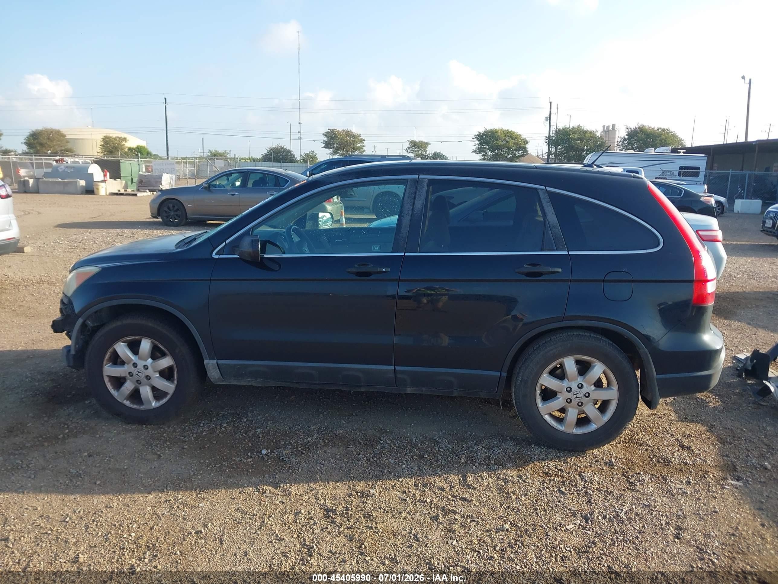 2008 Honda Cr-v Ex Black vin: 3CZRE38598G705634