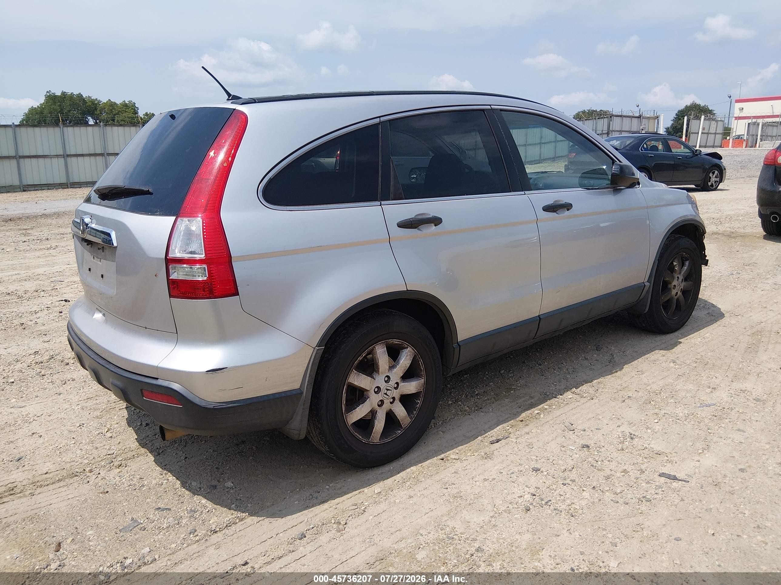 2009 Honda Cr-v Ex Silver vin: 3CZRE38599G700743