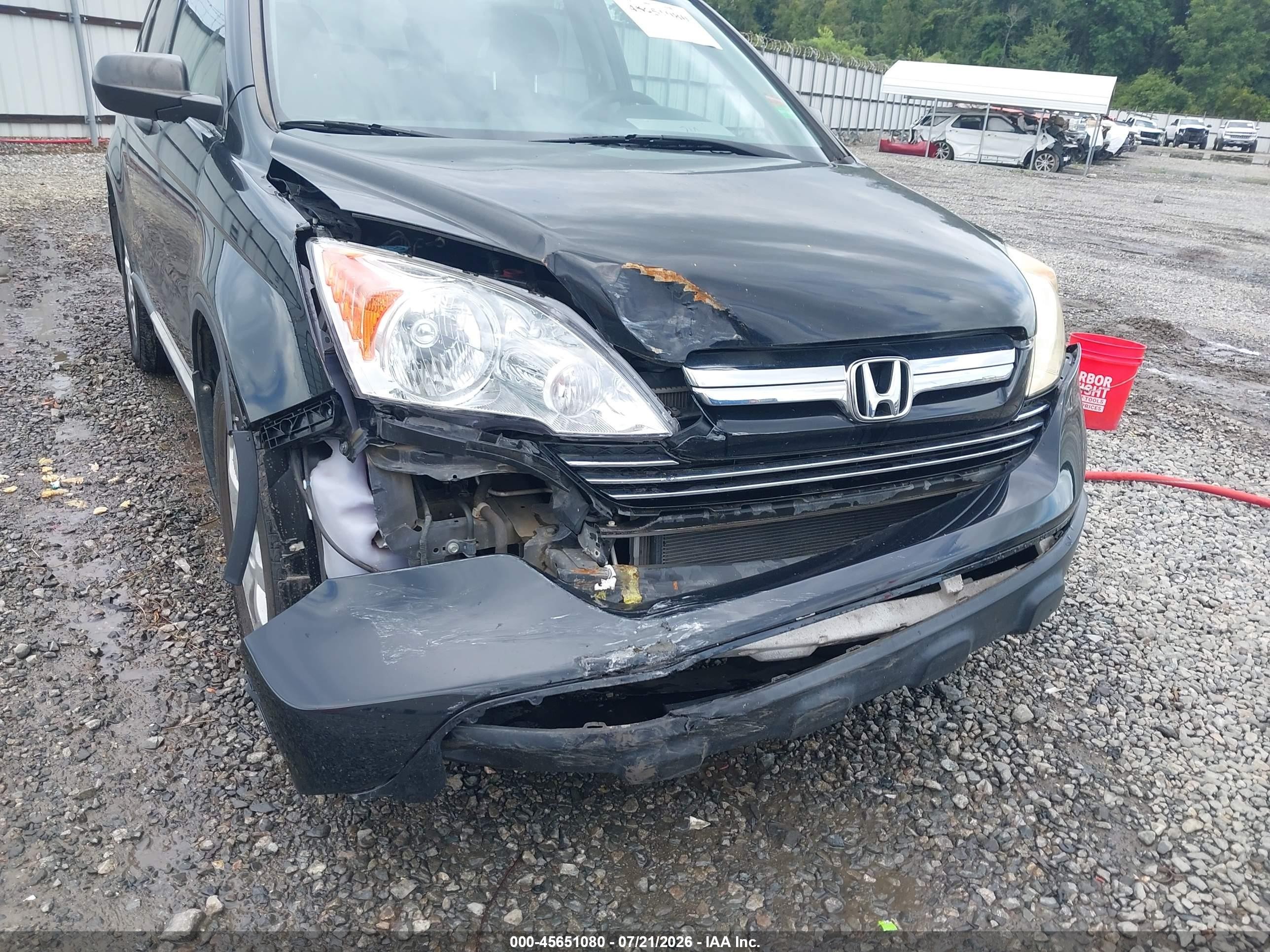 2008 Honda Cr-v Ex Black vin: 3CZRE385X8G701320