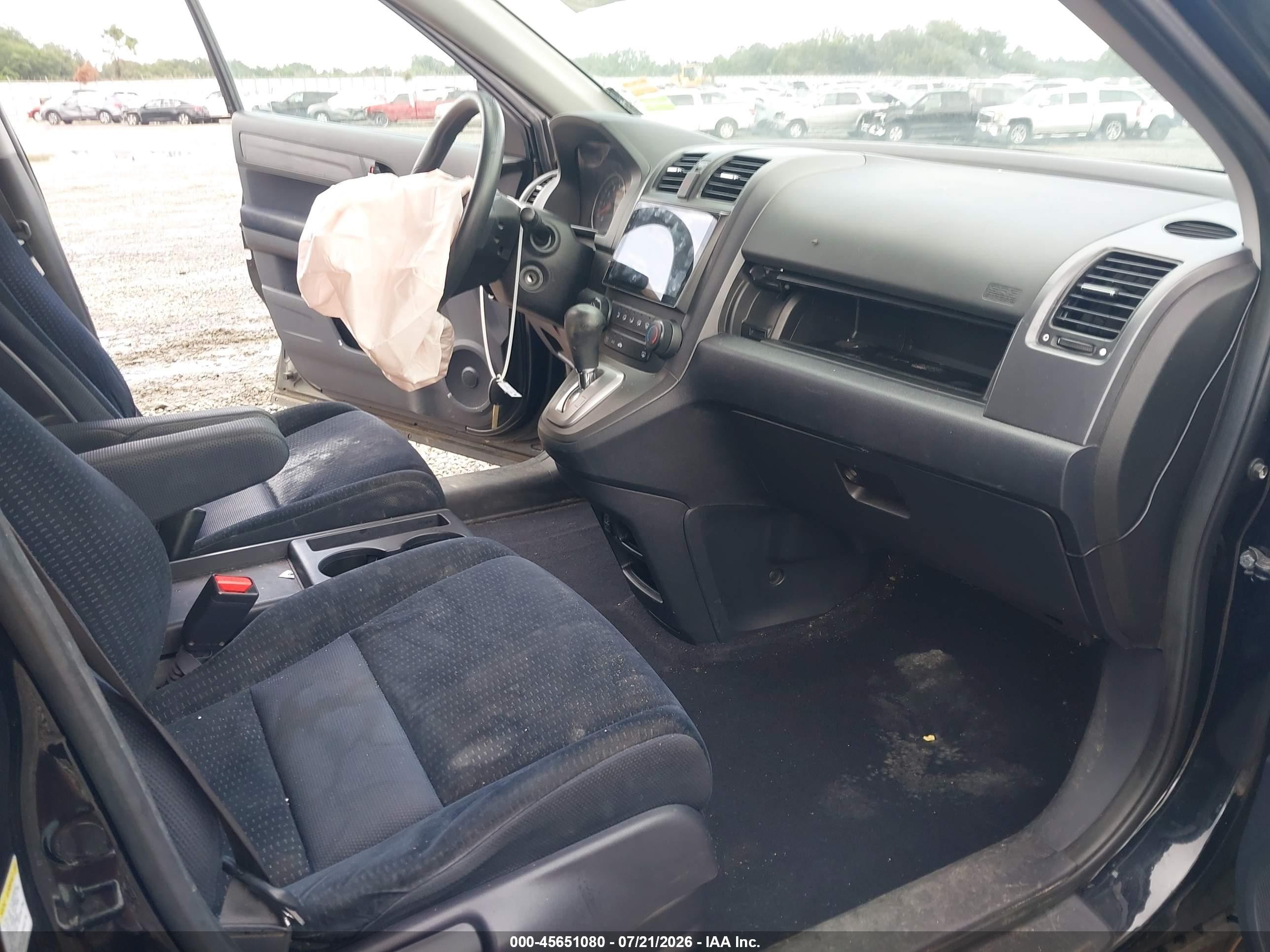 2008 Honda Cr-v Ex Black vin: 3CZRE385X8G701320