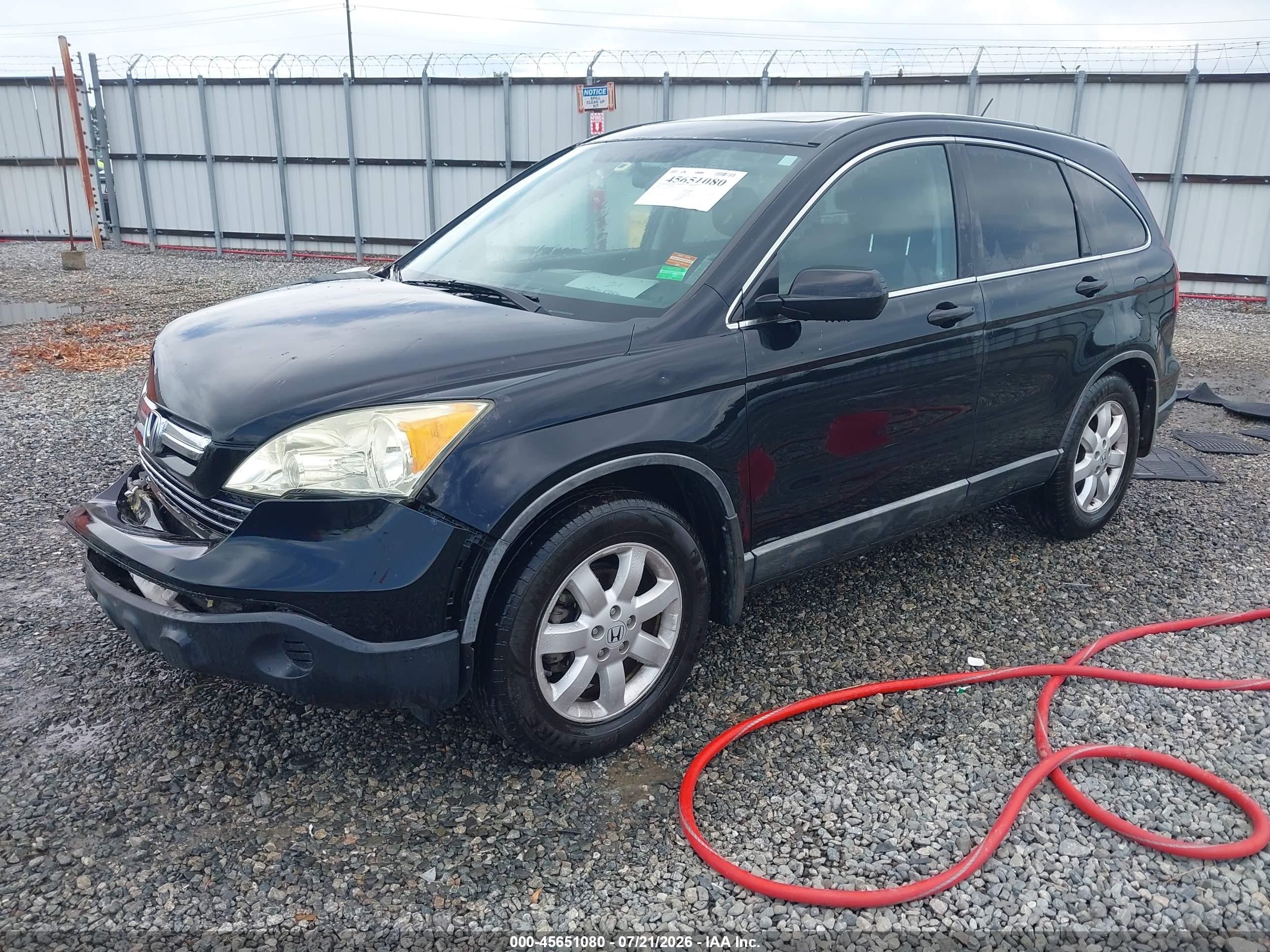 2008 Honda Cr-v Ex Black vin: 3CZRE385X8G701320