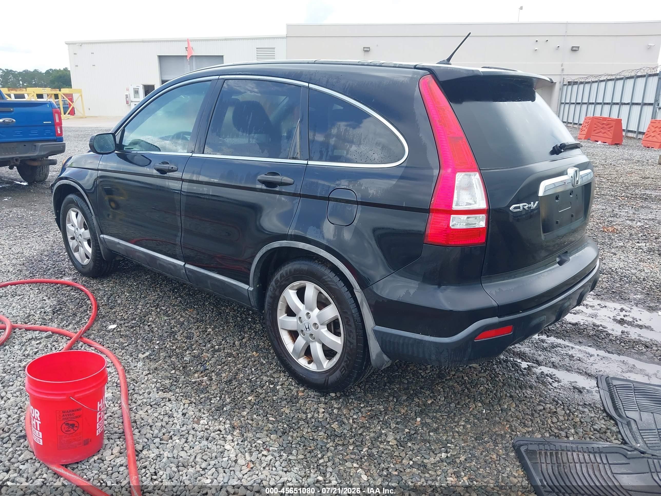 2008 Honda Cr-v Ex Black vin: 3CZRE385X8G701320