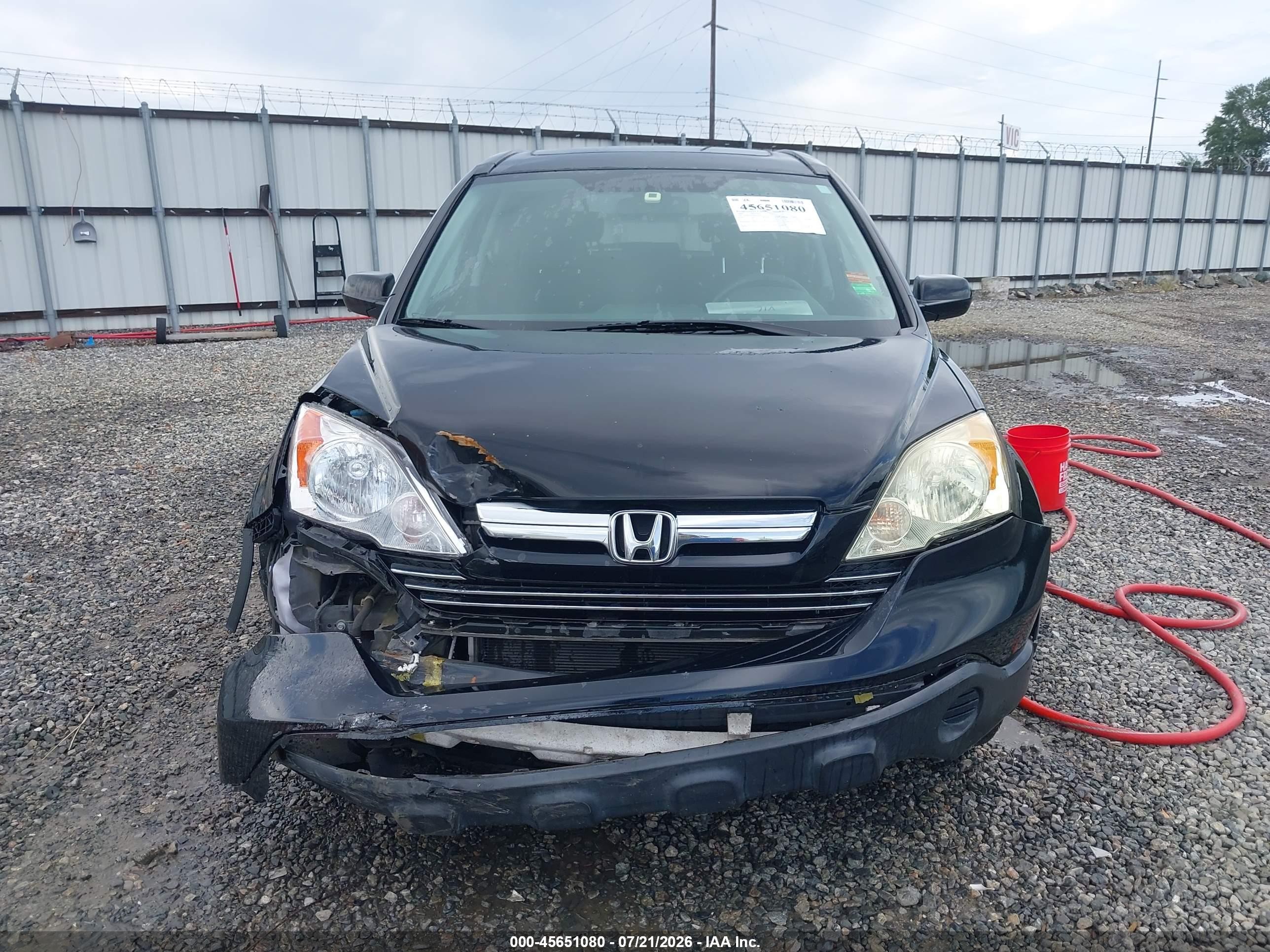 2008 Honda Cr-v Ex Black vin: 3CZRE385X8G701320