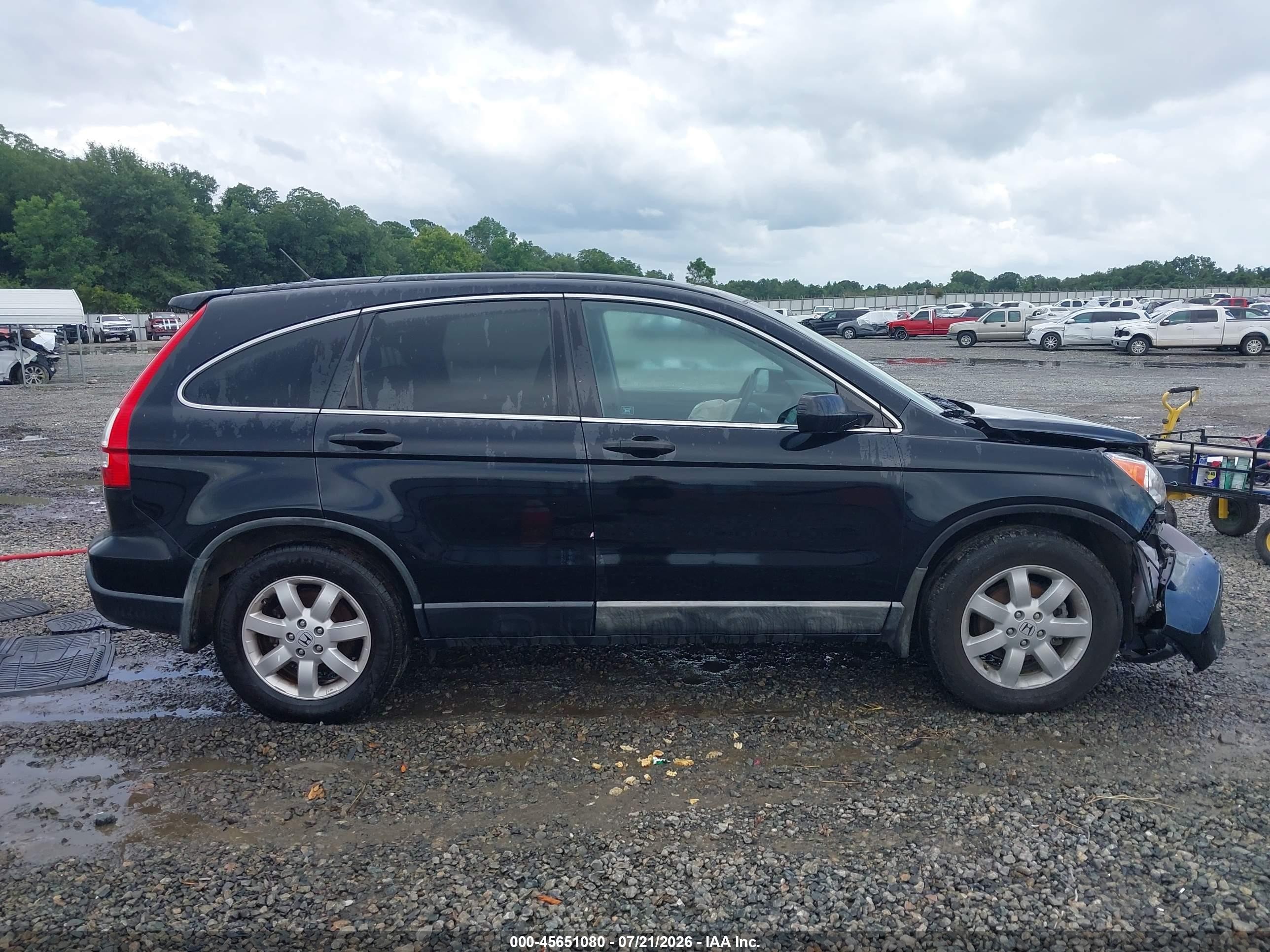 2008 Honda Cr-v Ex Black vin: 3CZRE385X8G701320