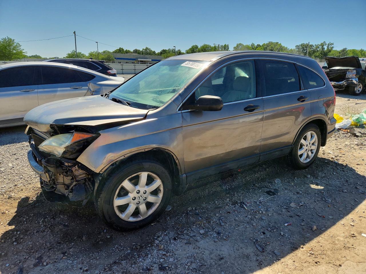 2009 Honda Cr-v Ex Gray vin: 3CZRE385X9G700234