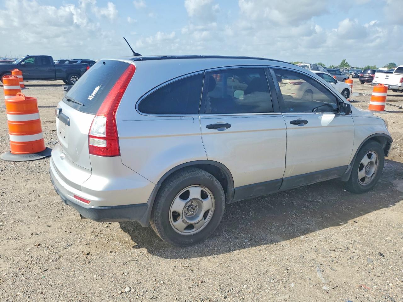 2010 Honda Cr V Silver vin: 3CZRE3H30AG701802