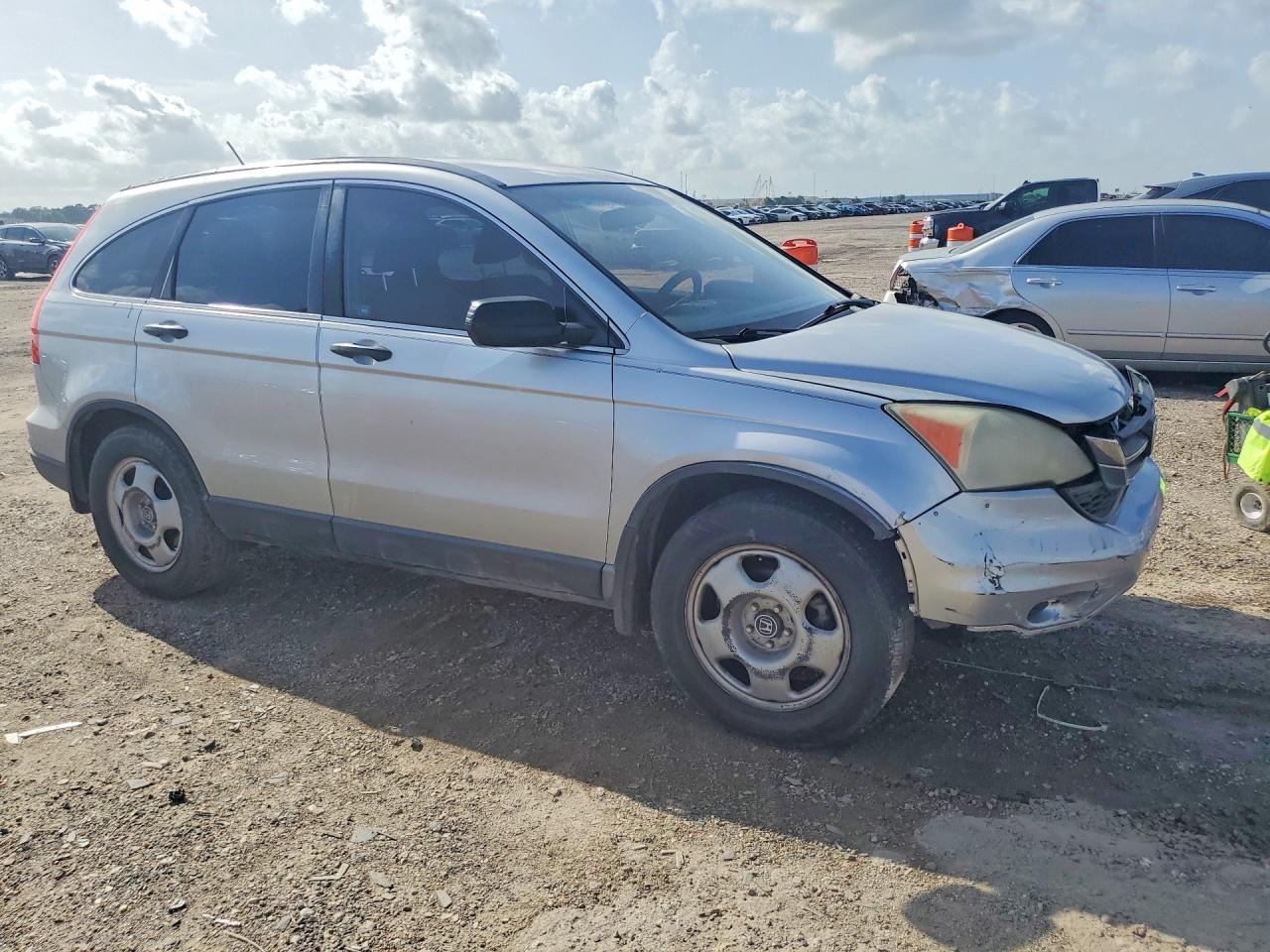 2010 Honda Cr V Silver vin: 3CZRE3H30AG701802