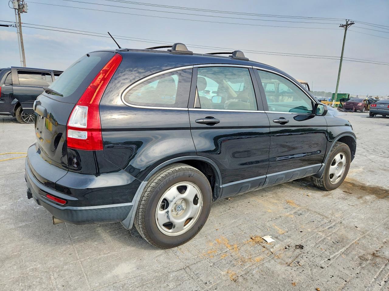 2010 Honda Cr-v Lx Black vin: 3CZRE3H30AG706188
