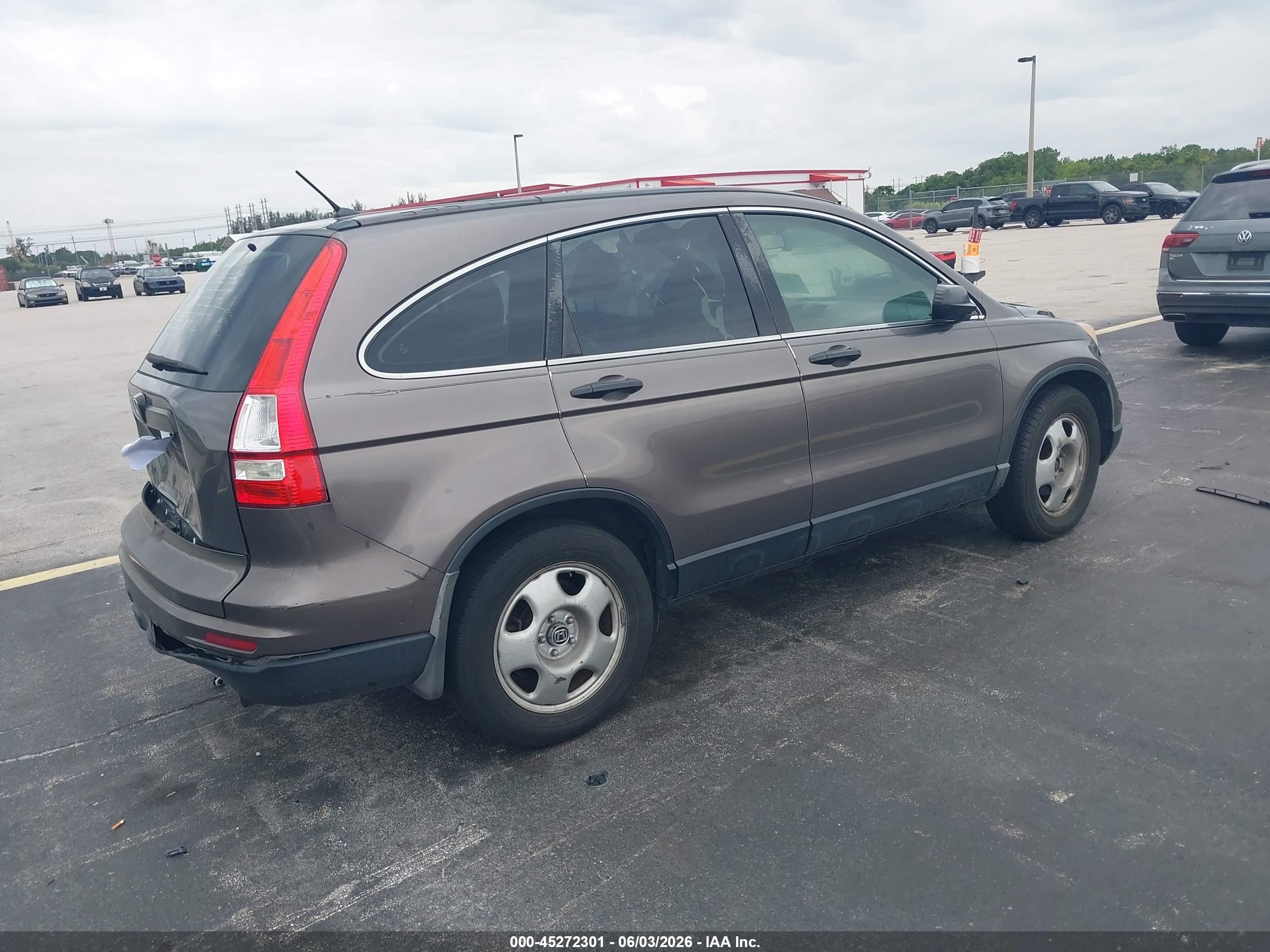2011 Honda Cr-v Lx Gray vin: 3CZRE3H30BG701896