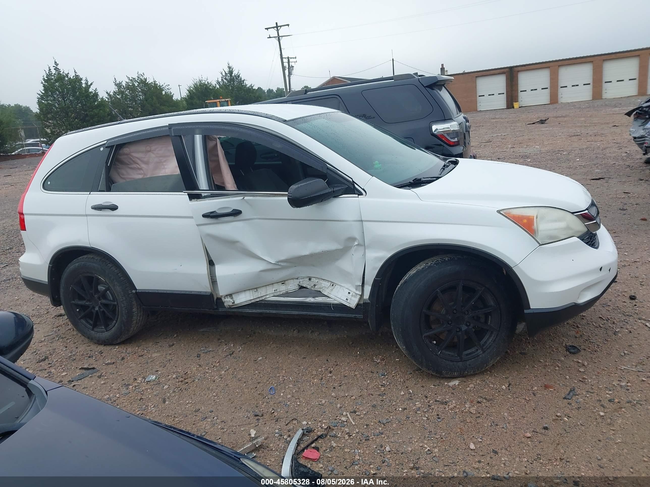 2011 Honda Cr-v Lx White vin: 3CZRE3H30BG703762