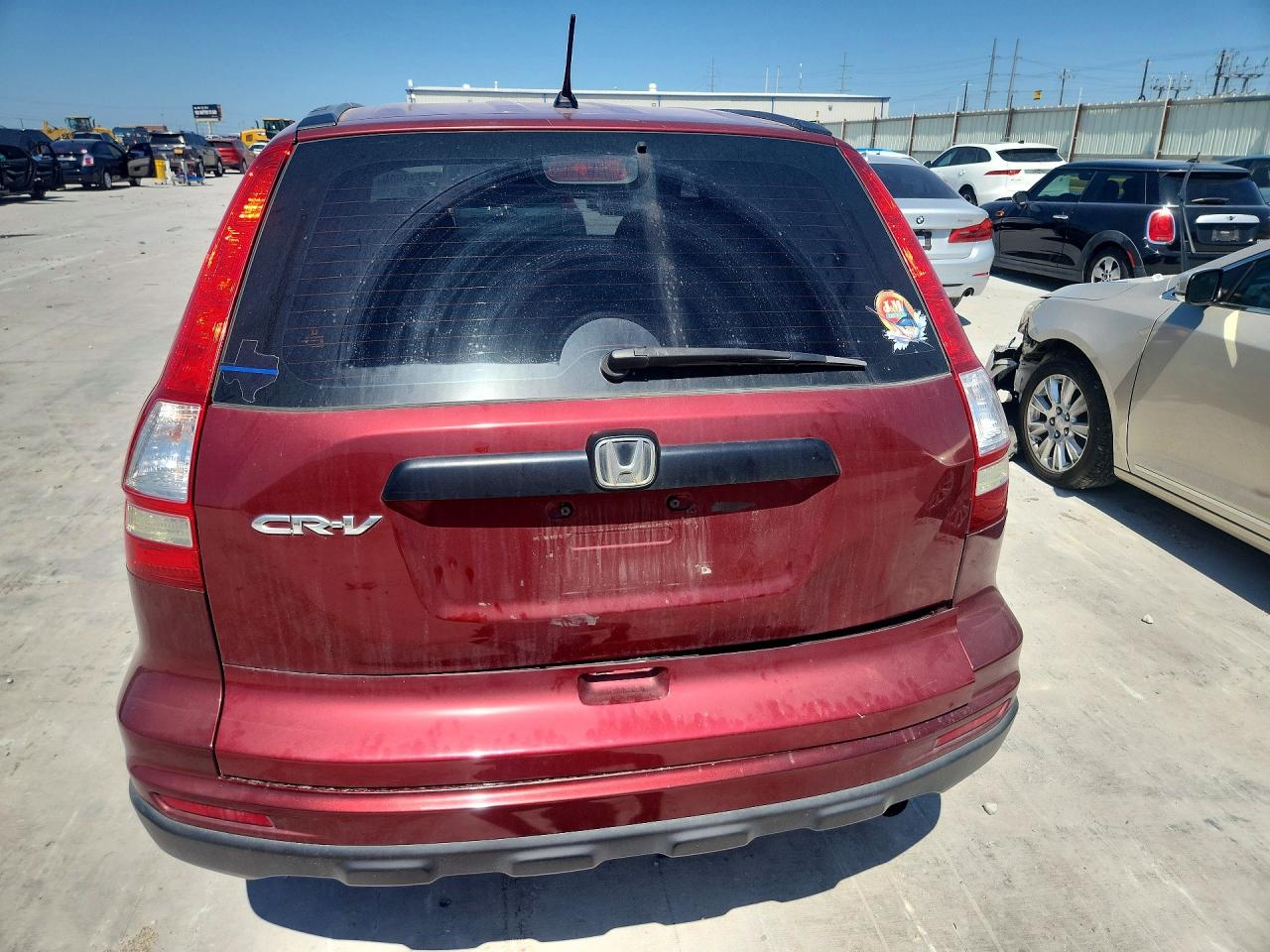 2011 Honda Cr-v Lx Burgundy vin: 3CZRE3H31BG702653