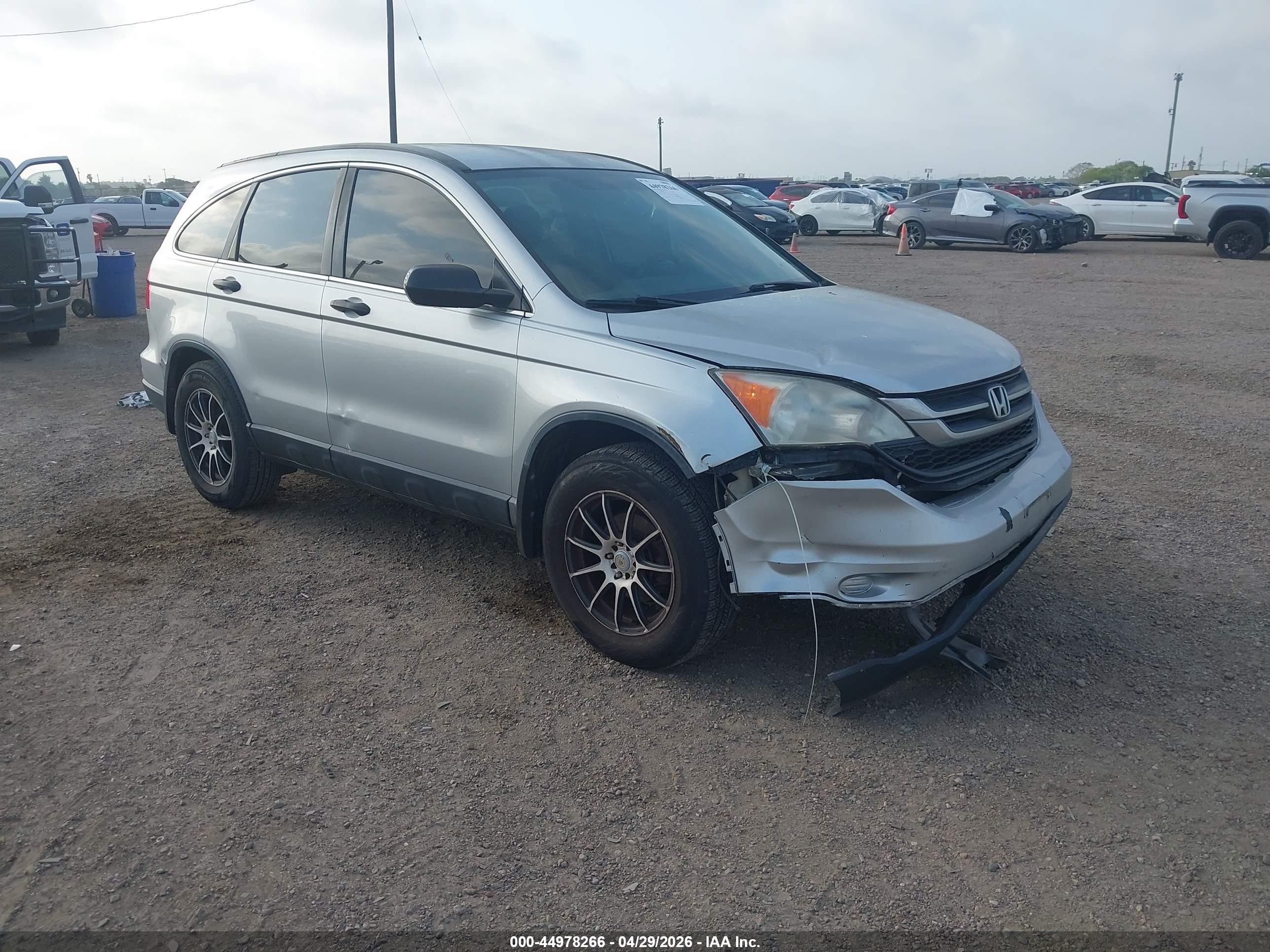 2010 Honda Cr-v Lx Silver vin: 3CZRE3H33AG701941