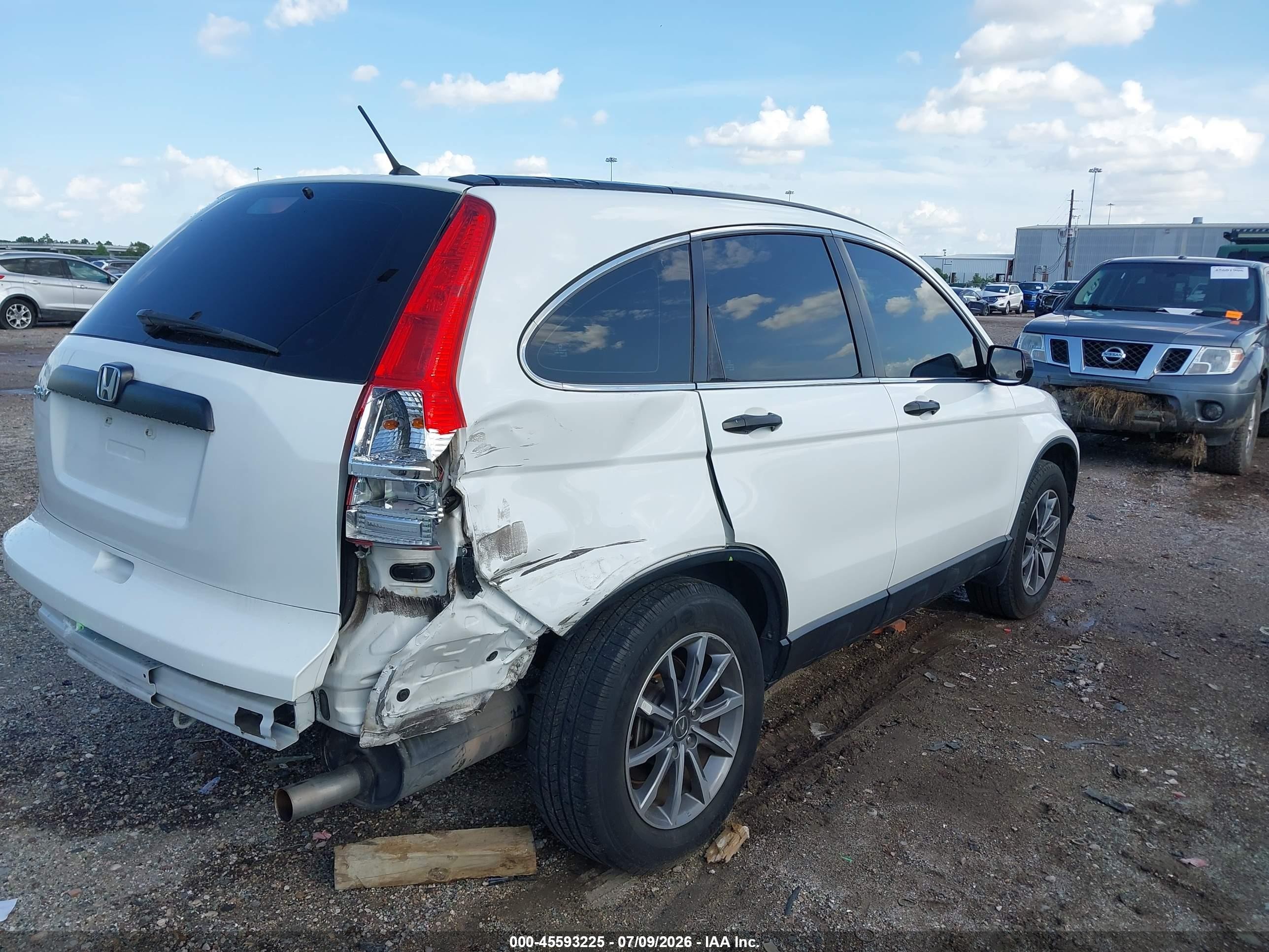2011 Honda Cr-v Lx White vin: 3CZRE3H33BG701701