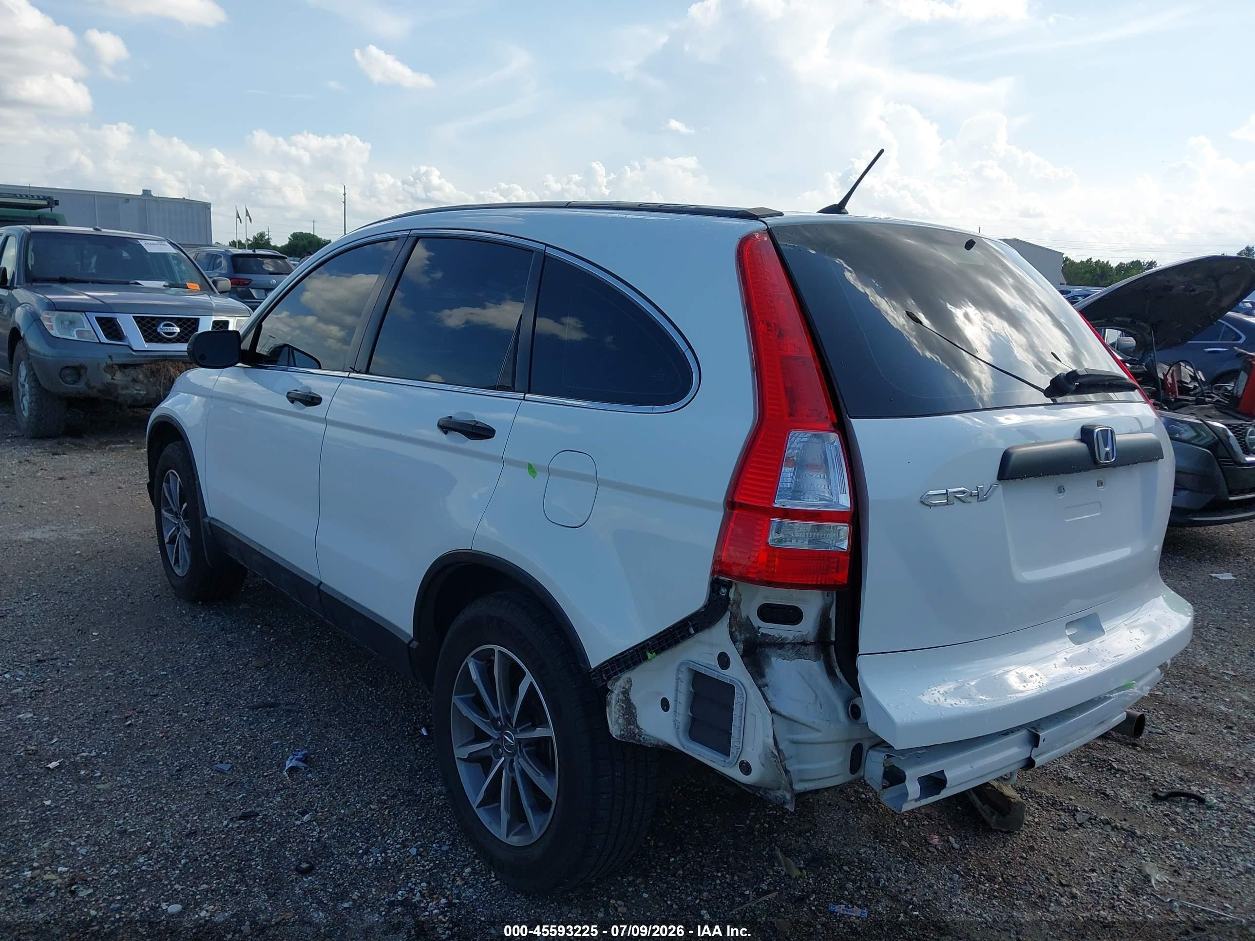 2011 Honda Cr-v Lx White vin: 3CZRE3H33BG701701