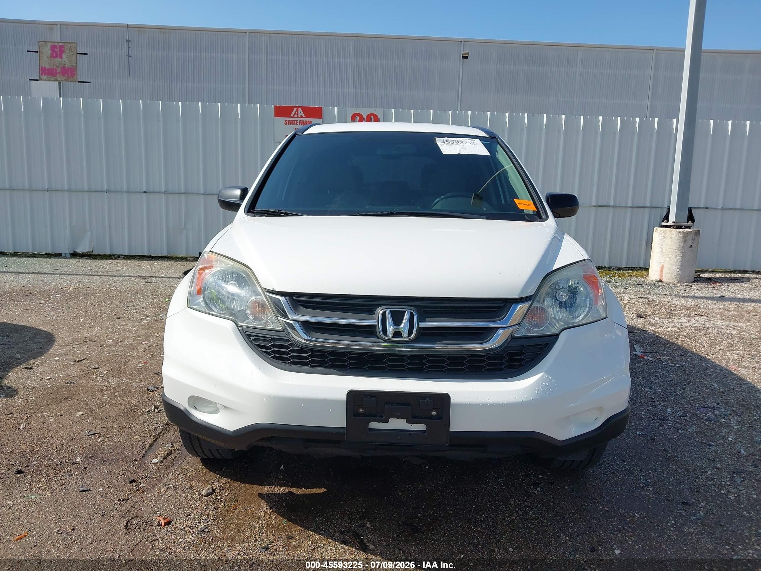 2011 Honda Cr-v Lx White vin: 3CZRE3H33BG701701