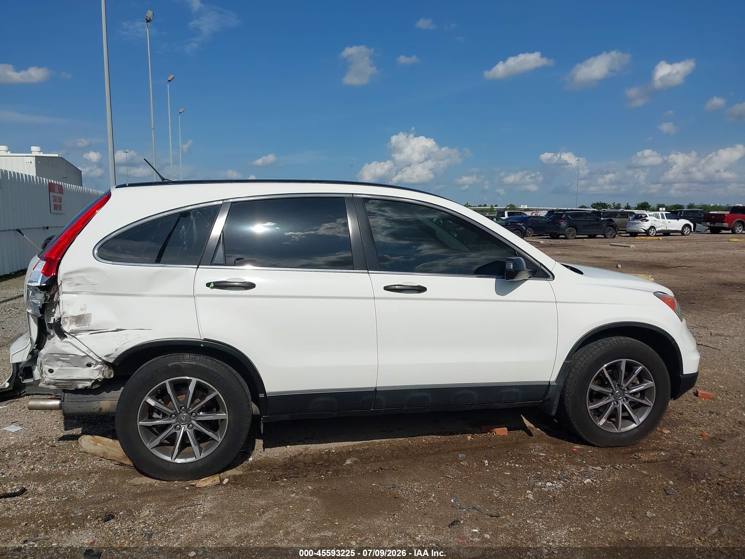 2011 Honda Cr-v Lx White vin: 3CZRE3H33BG701701