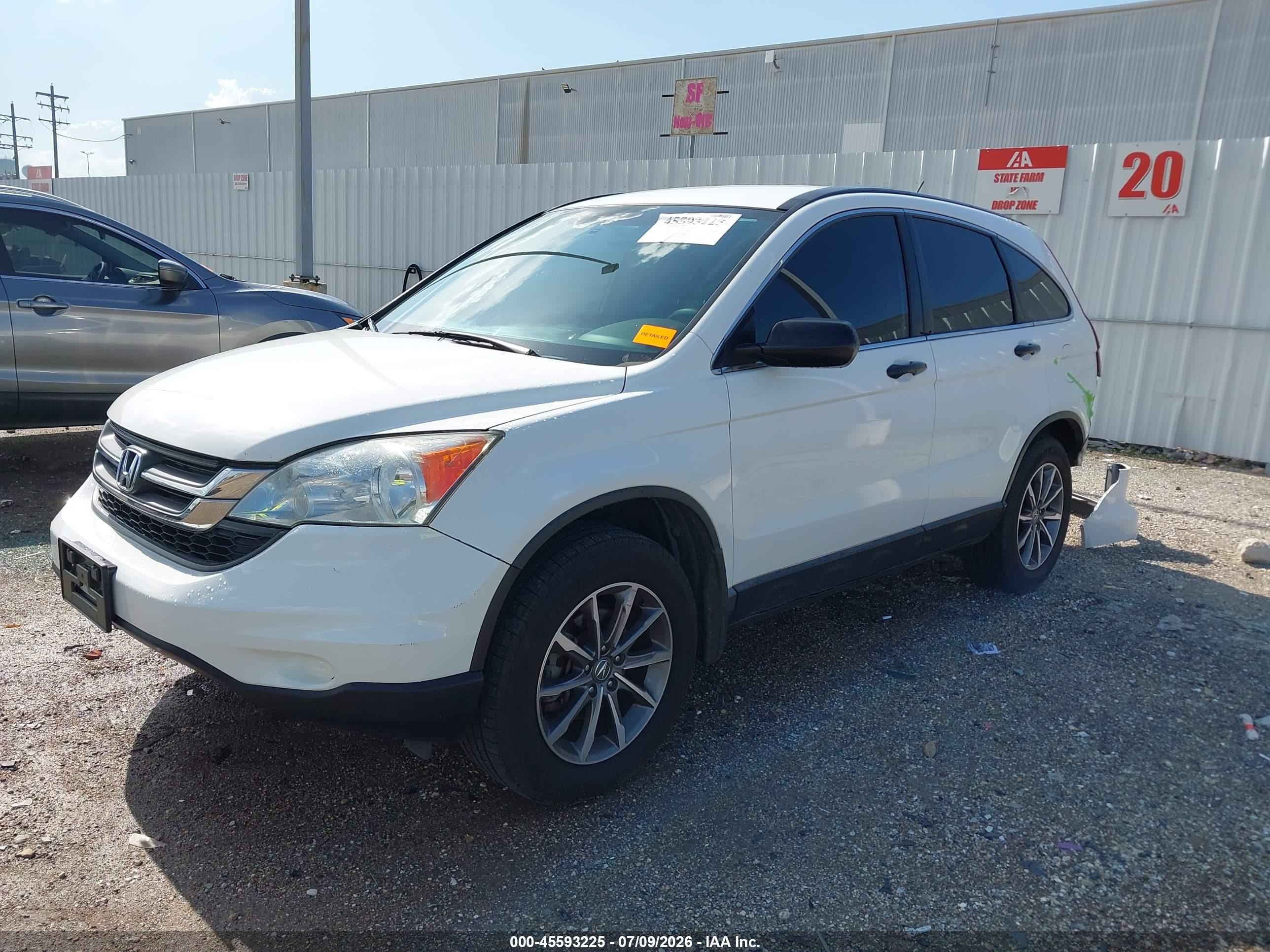2011 Honda Cr-v Lx White vin: 3CZRE3H33BG701701