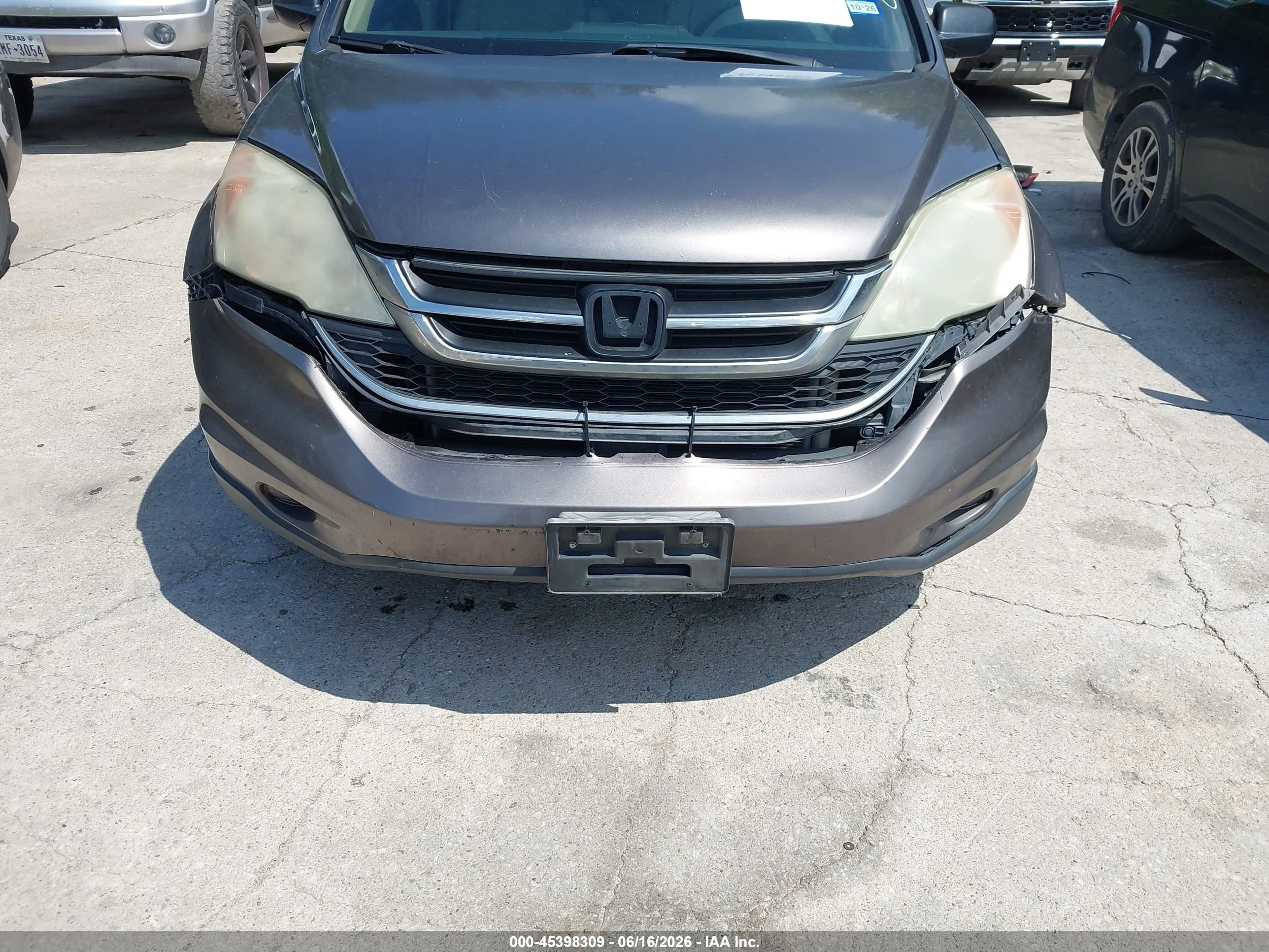 2010 Honda Cr-v Lx Brown vin: 3CZRE3H34AG703178