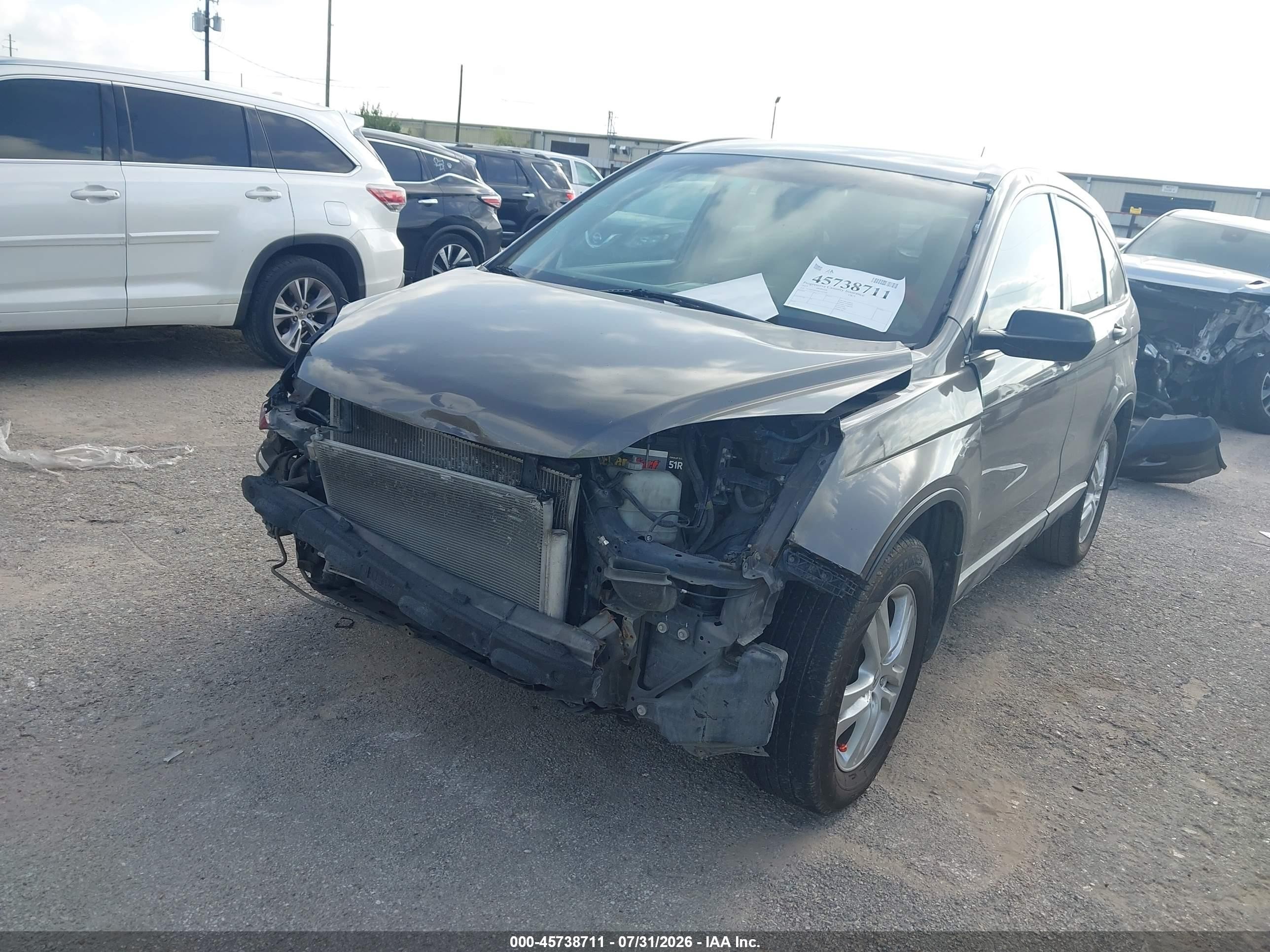 2011 Honda Cr-v Lx Серый vin: 3CZRE3H34BG701058