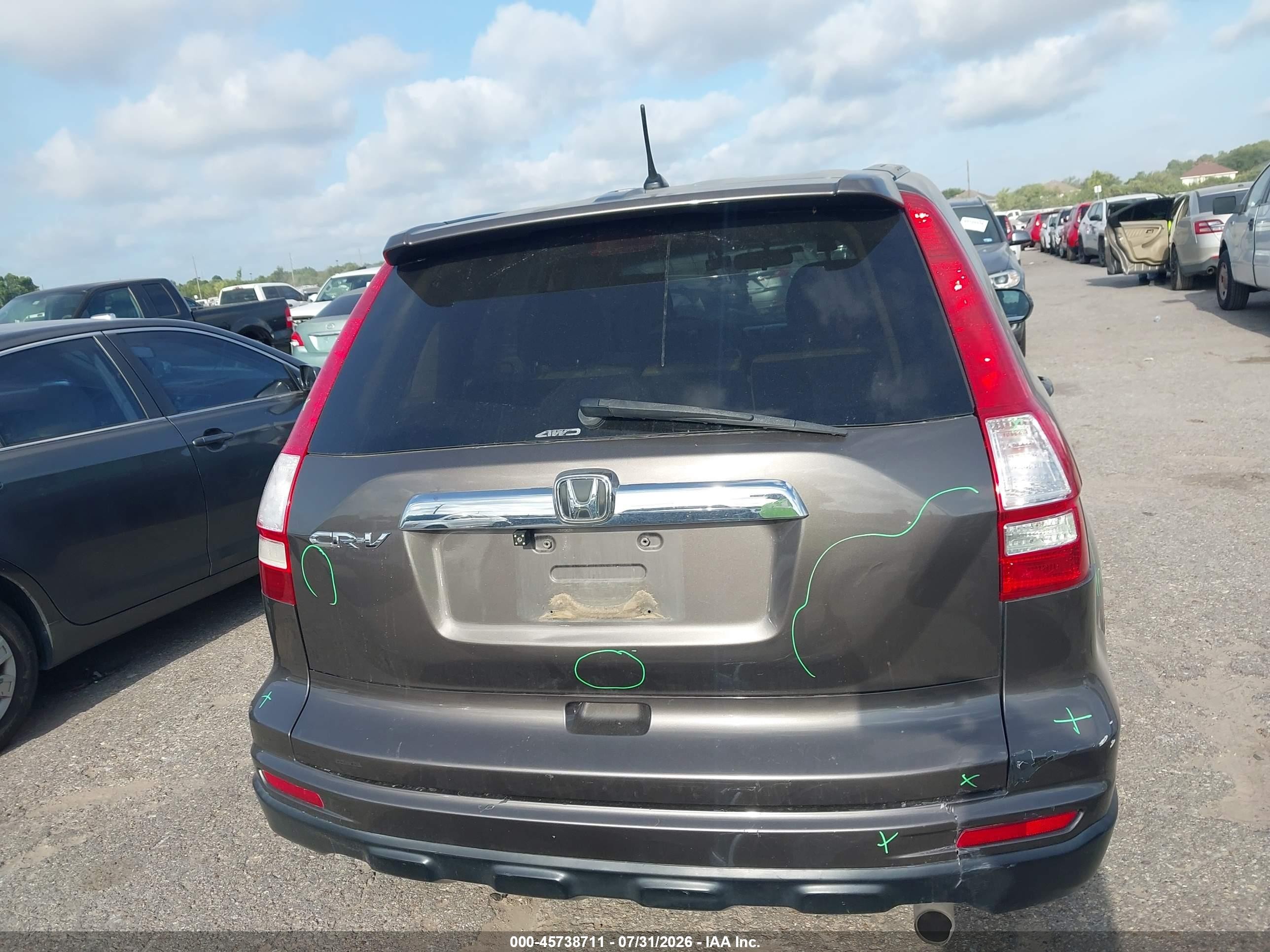 2011 Honda Cr-v Lx Серый vin: 3CZRE3H34BG701058