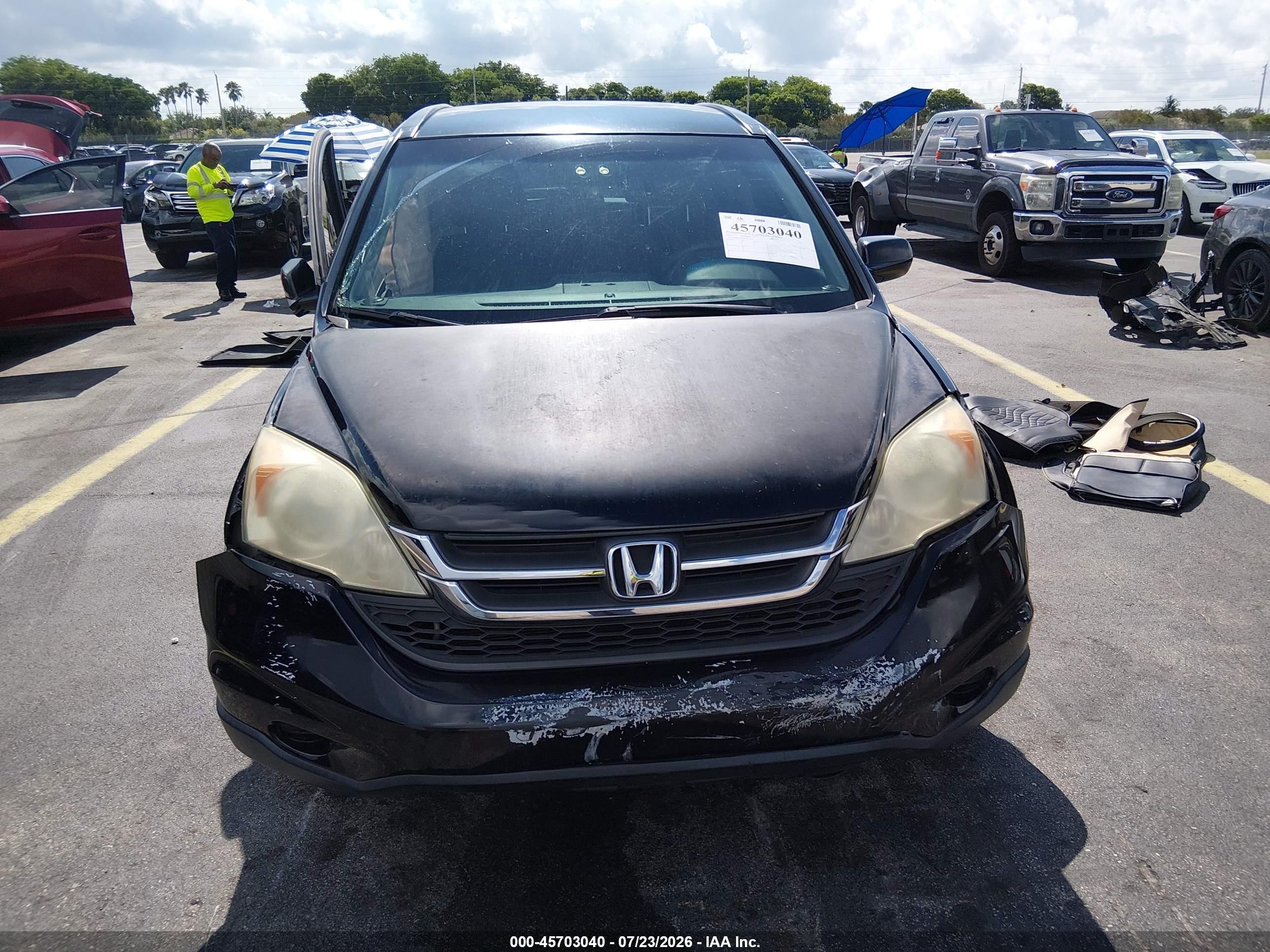 2011 Honda Cr-v Lx Black vin: 3CZRE3H34BG705417