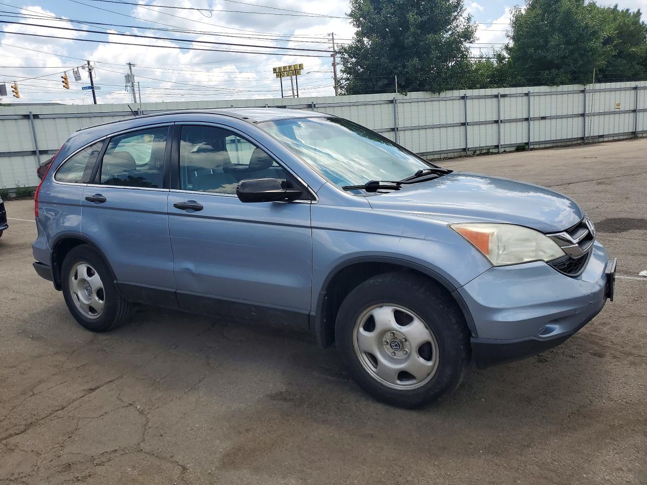 2010 Honda Cr-v Lx Blue vin: 3CZRE3H35AG705778