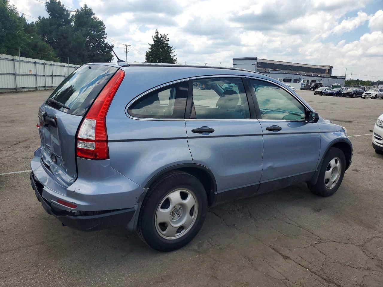 2010 Honda Cr-v Lx Blue vin: 3CZRE3H35AG705778