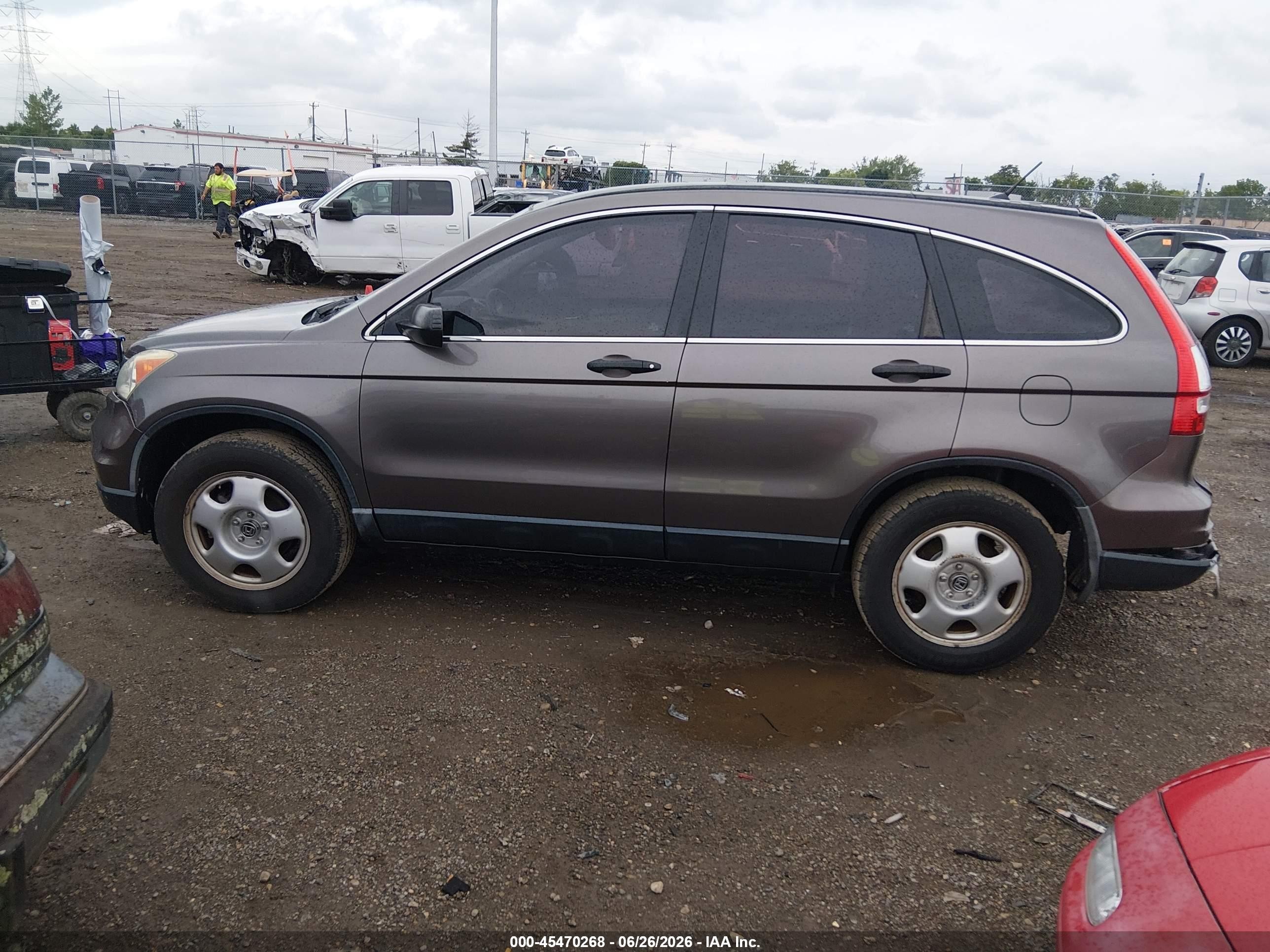 2011 Honda Cr-v Lx Champagne vin: 3CZRE3H35BG702087