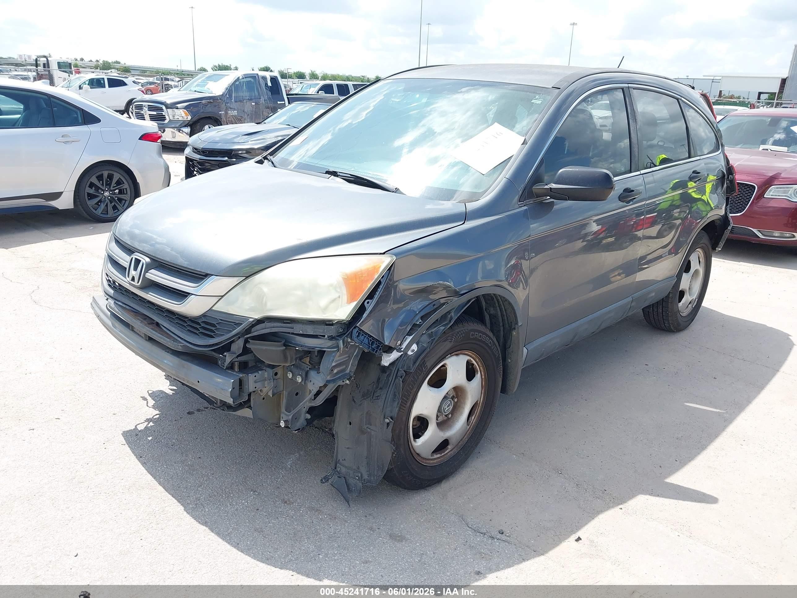 2011 Honda Cr-v Lx Gray vin: 3CZRE3H35BG702610