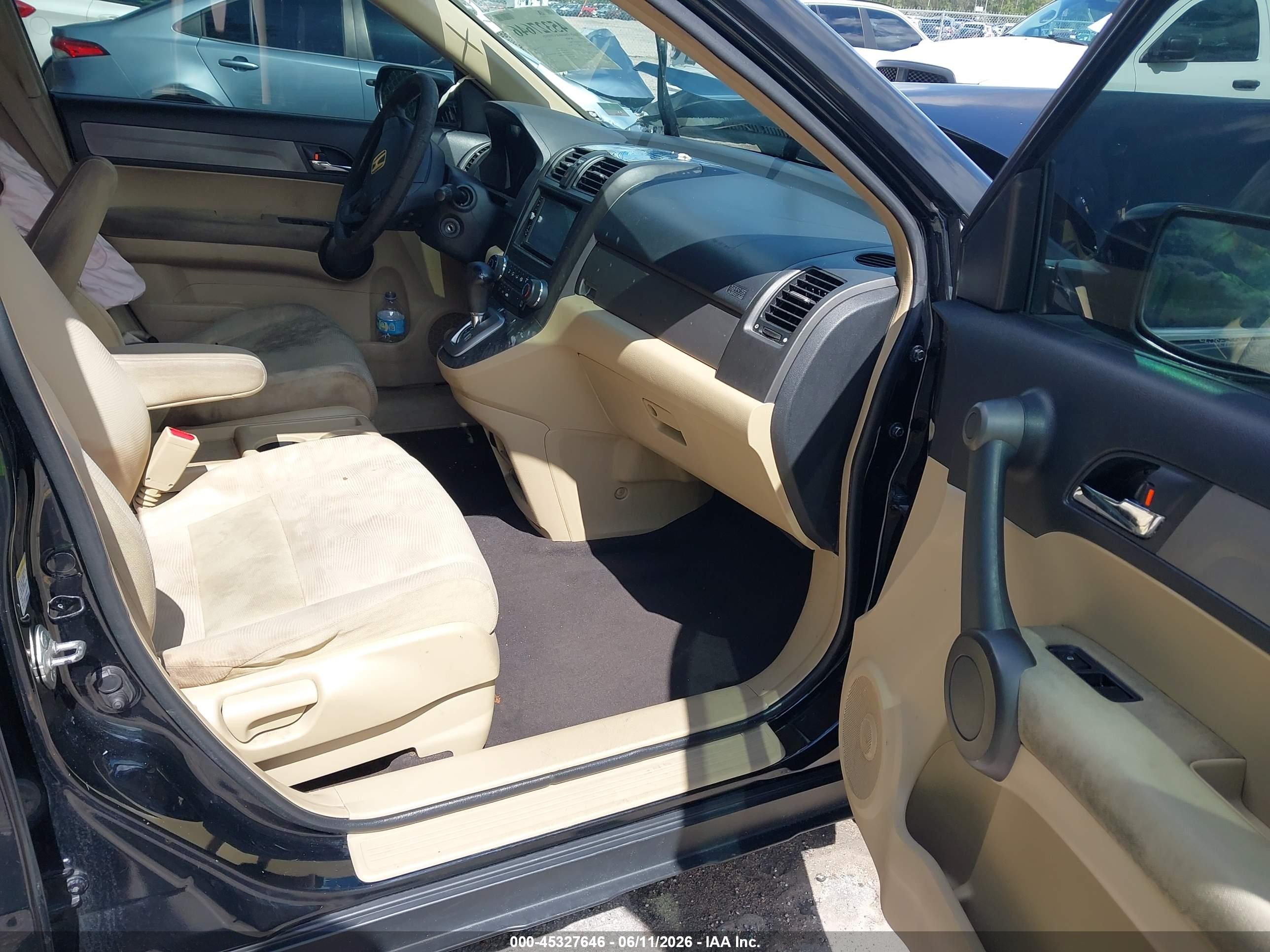 2010 Honda Cr-v Lx Black vin: 3CZRE3H36AG704722