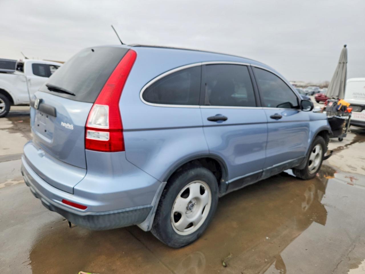 2010 Honda Cr-v Lx Blue vin: 3CZRE3H36AG705384