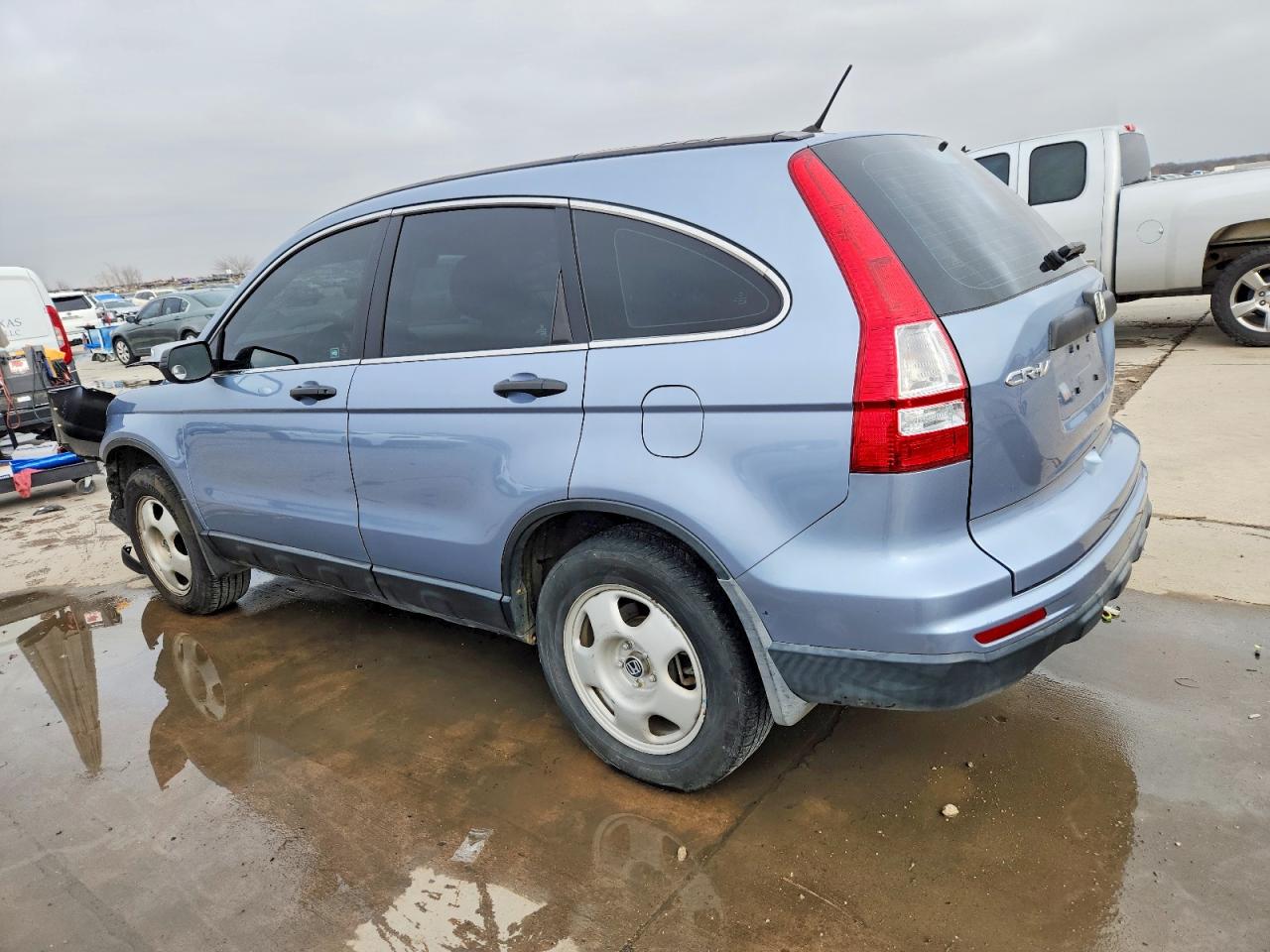 2010 Honda Cr-v Lx Blue vin: 3CZRE3H36AG705384
