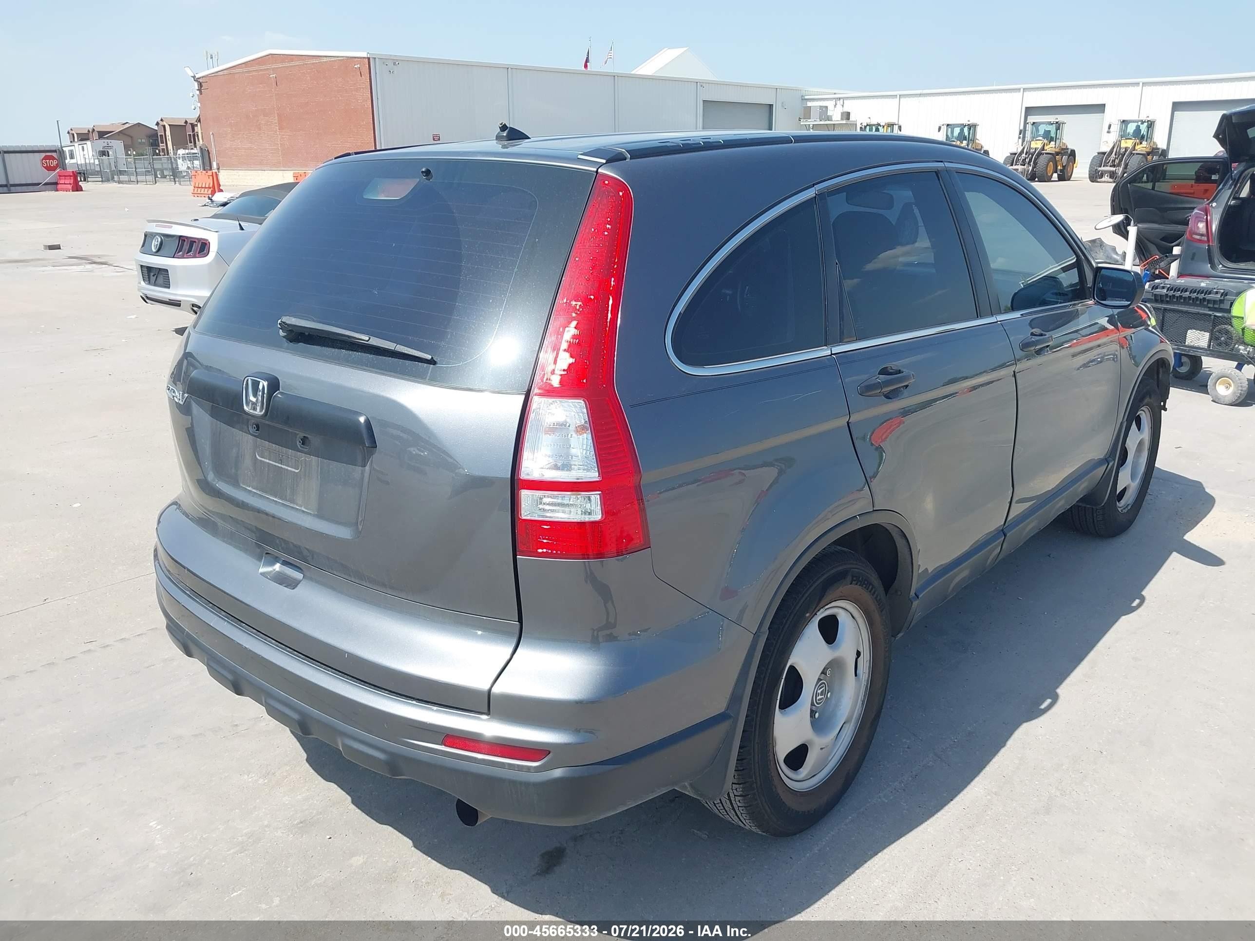 2011 Honda Cr-v Lx Gray vin: 3CZRE3H37BG702608