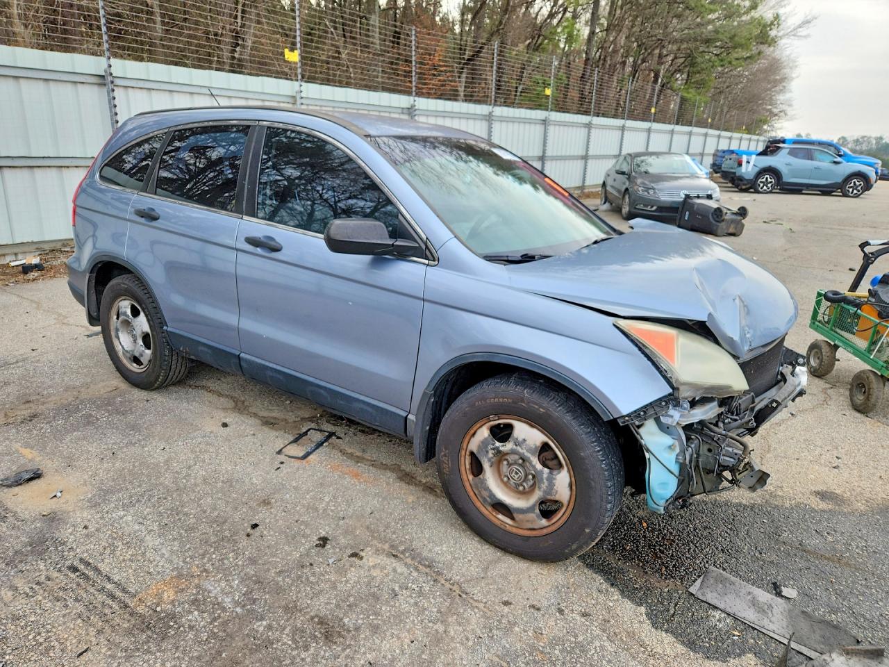 2010 Honda Cr-v Lx Blue vin: 3CZRE3H38AG705659