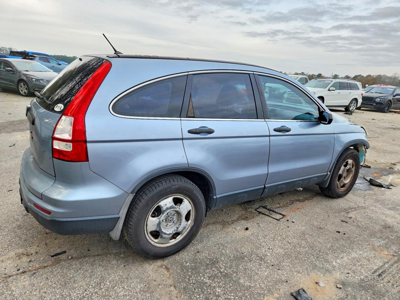 2010 Honda Cr-v Lx Blue vin: 3CZRE3H38AG705659