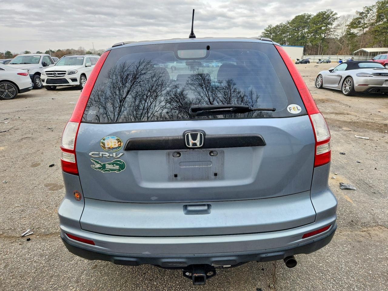 2010 Honda Cr-v Lx Blue vin: 3CZRE3H38AG705659