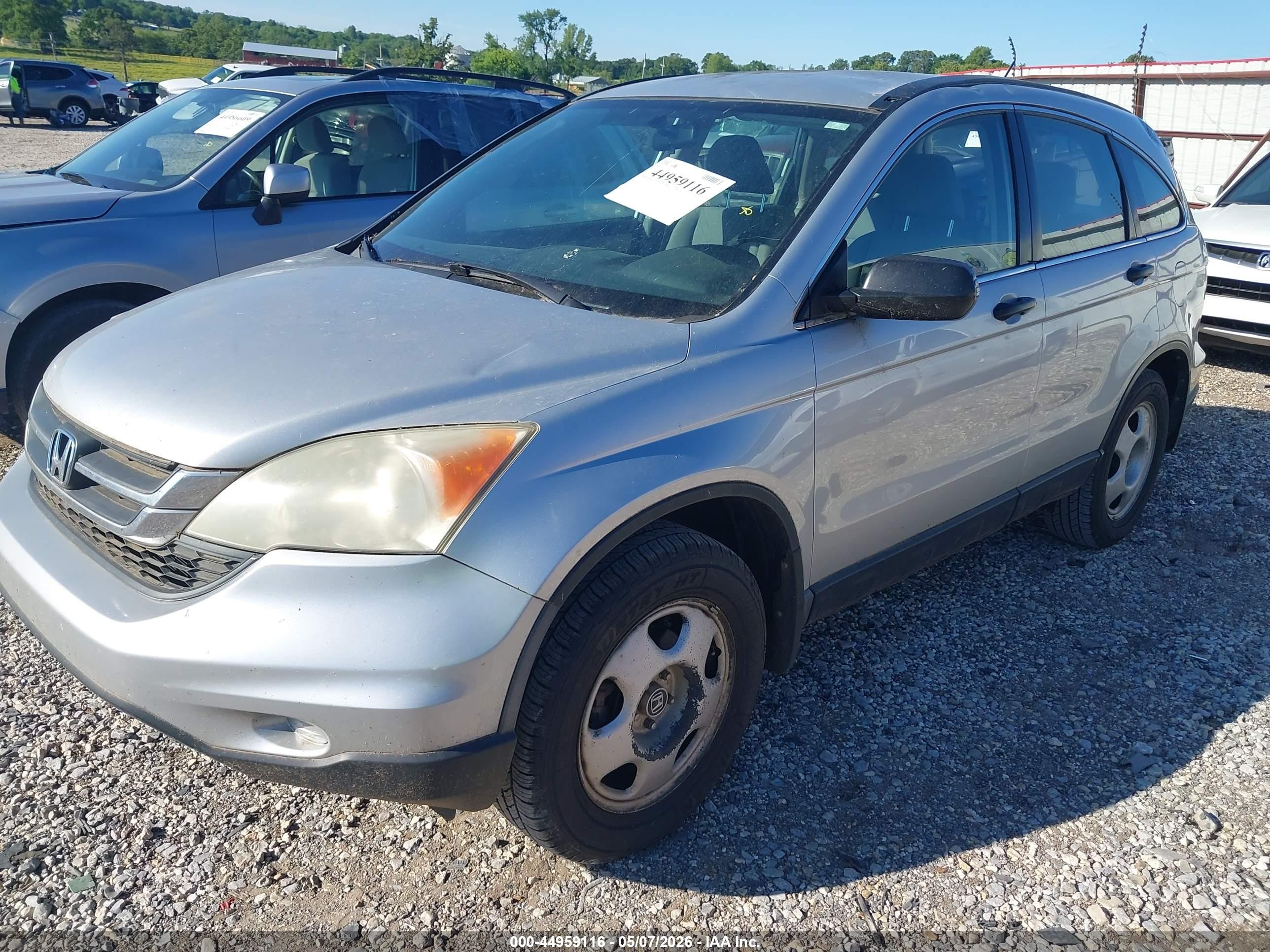 2010 Honda Cr-v Lx Silver vin: 3CZRE3H39AG700843