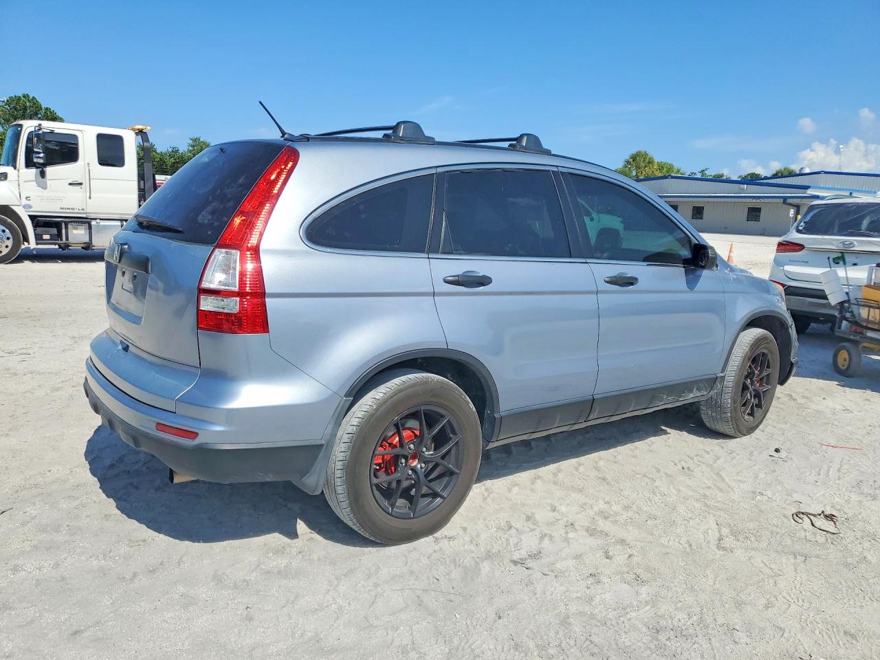 2010 Honda Cr-v Lx Blue vin: 3CZRE3H39AG703953