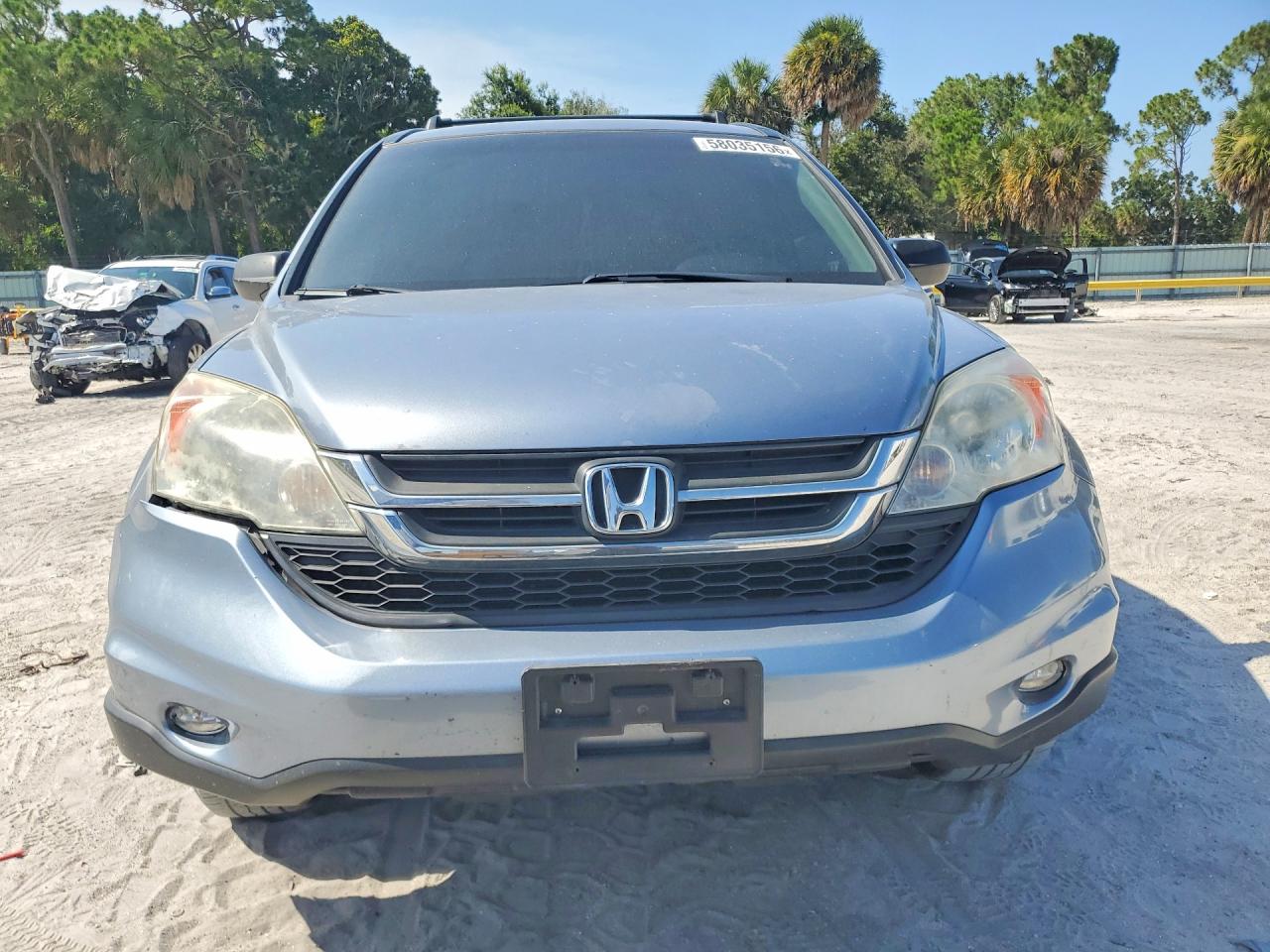 2010 Honda Cr-v Lx Blue vin: 3CZRE3H39AG703953