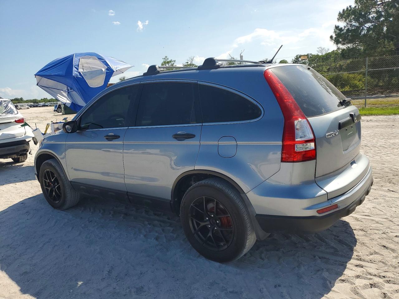 2010 Honda Cr-v Lx Blue vin: 3CZRE3H39AG703953